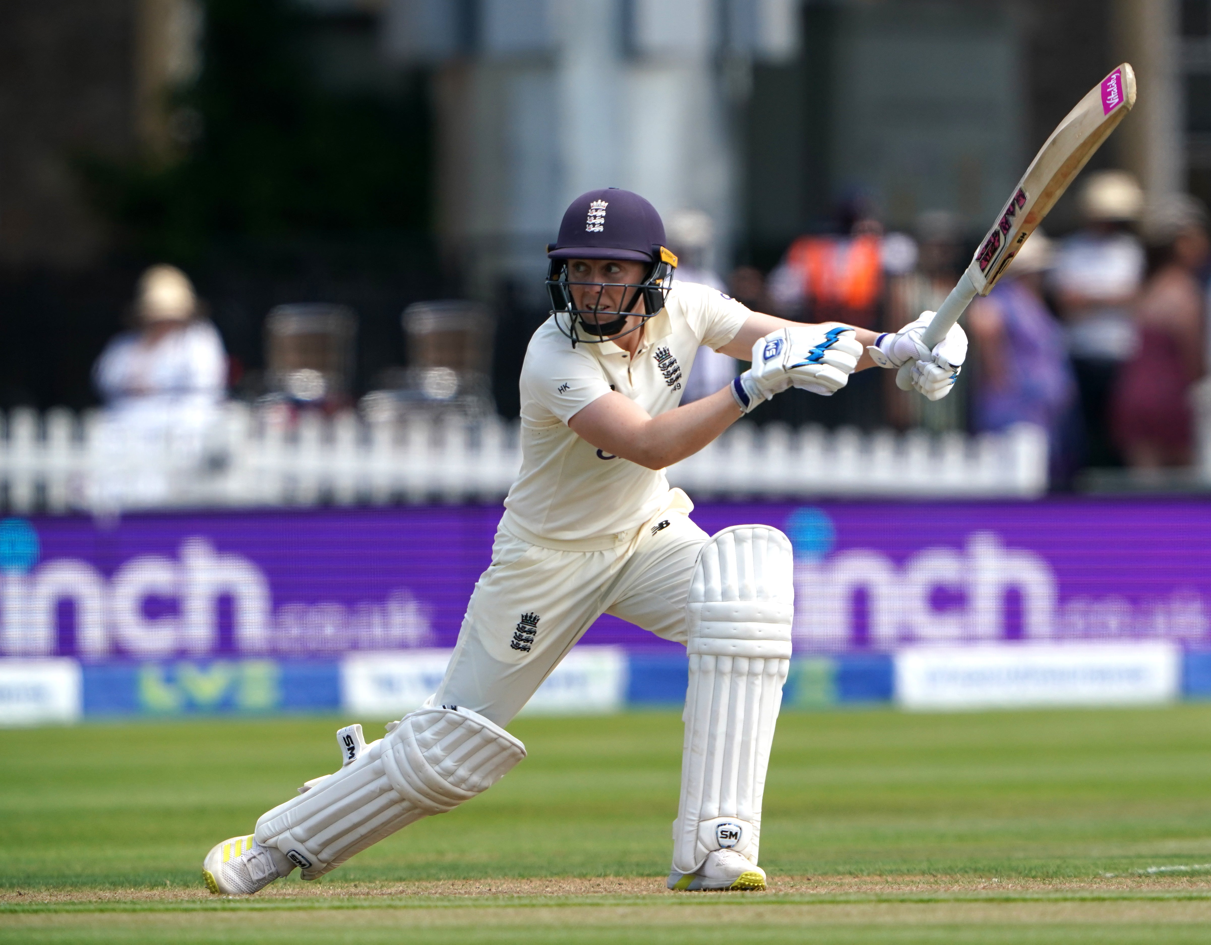 Heather Knight fell agonisingly short of a century in her 100th game as England captain