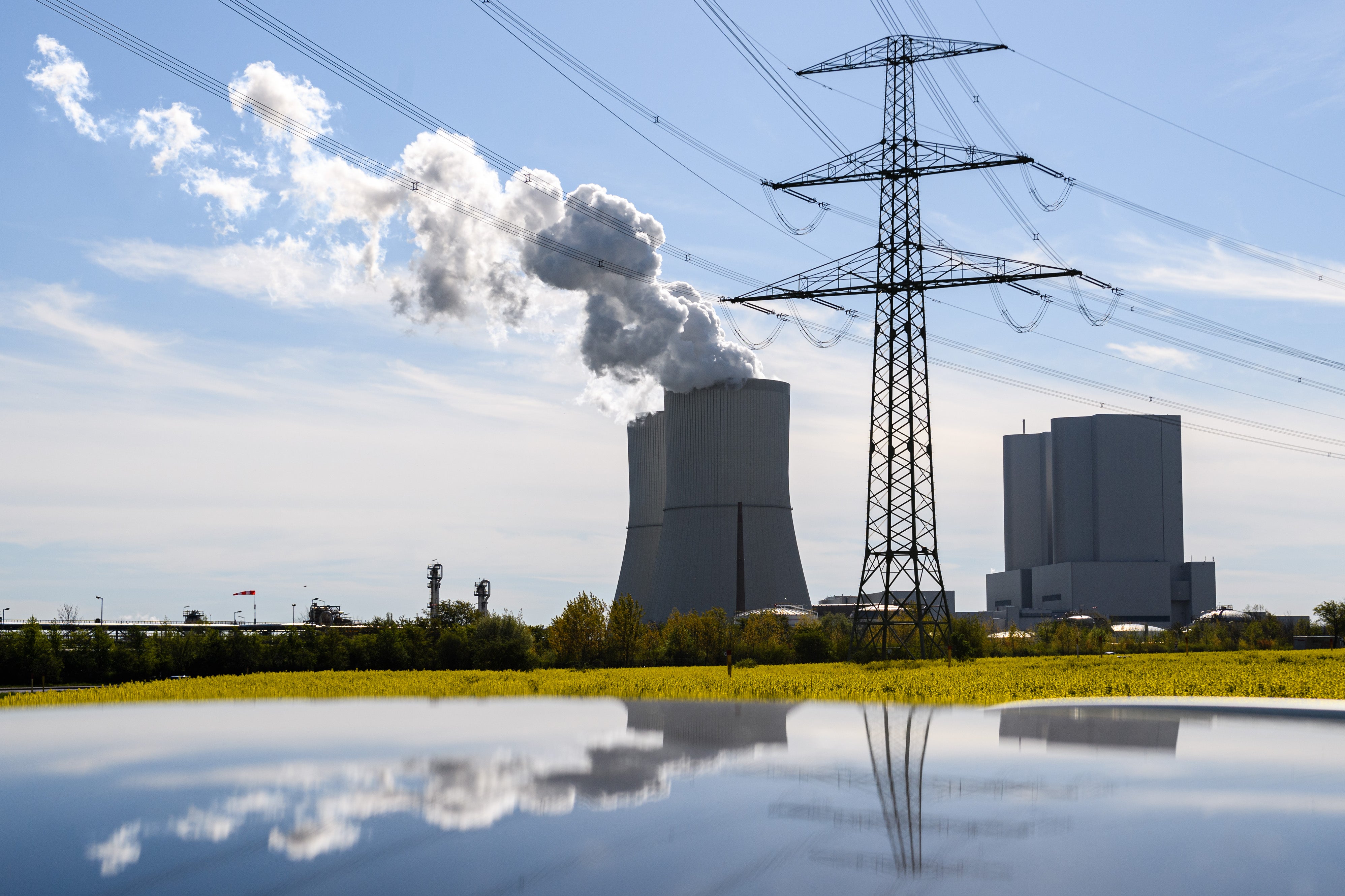 A coal-fired plant is pictured in Lippendorf, Germany.