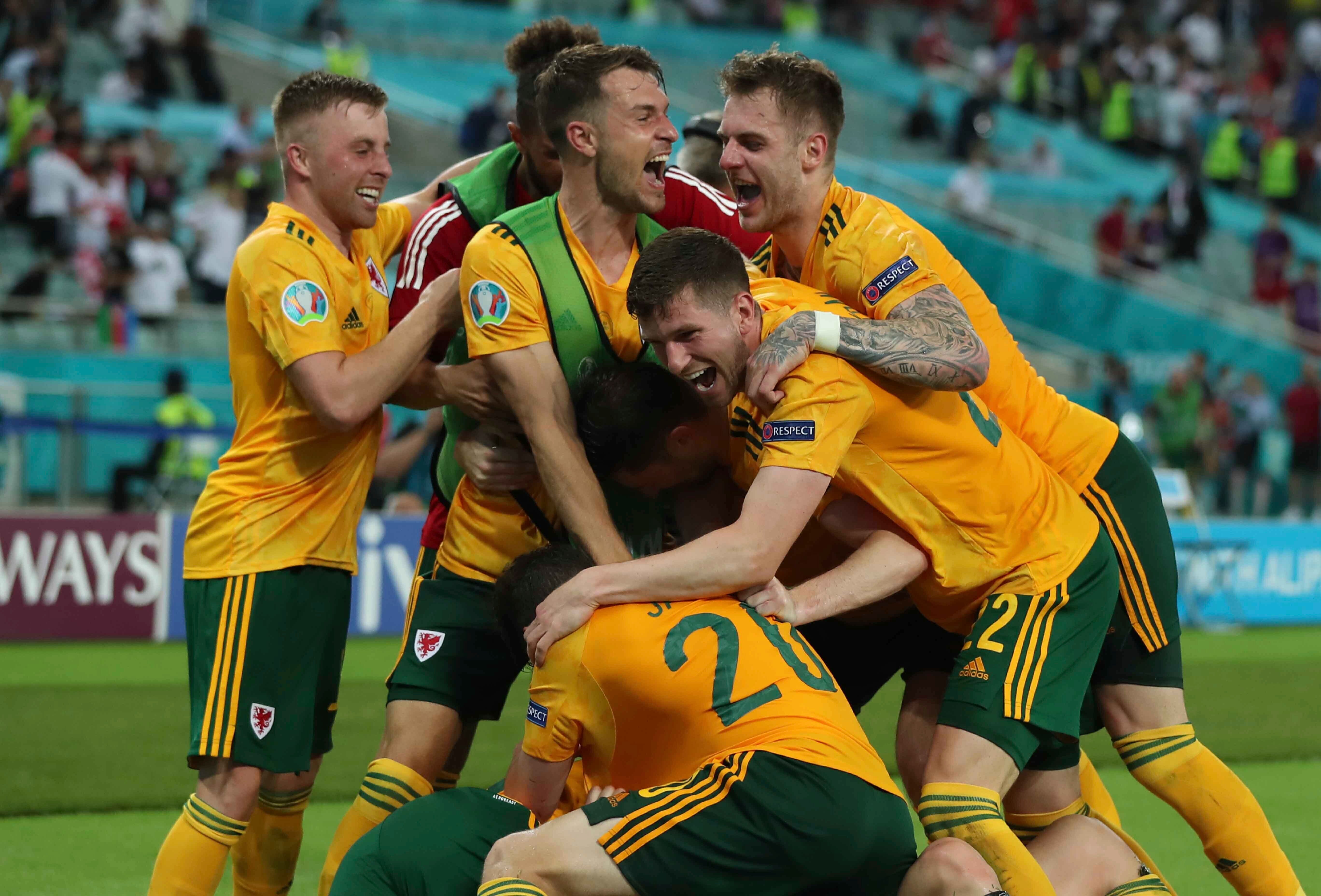 Wales v Turkey at Olympic Stadium in Baku