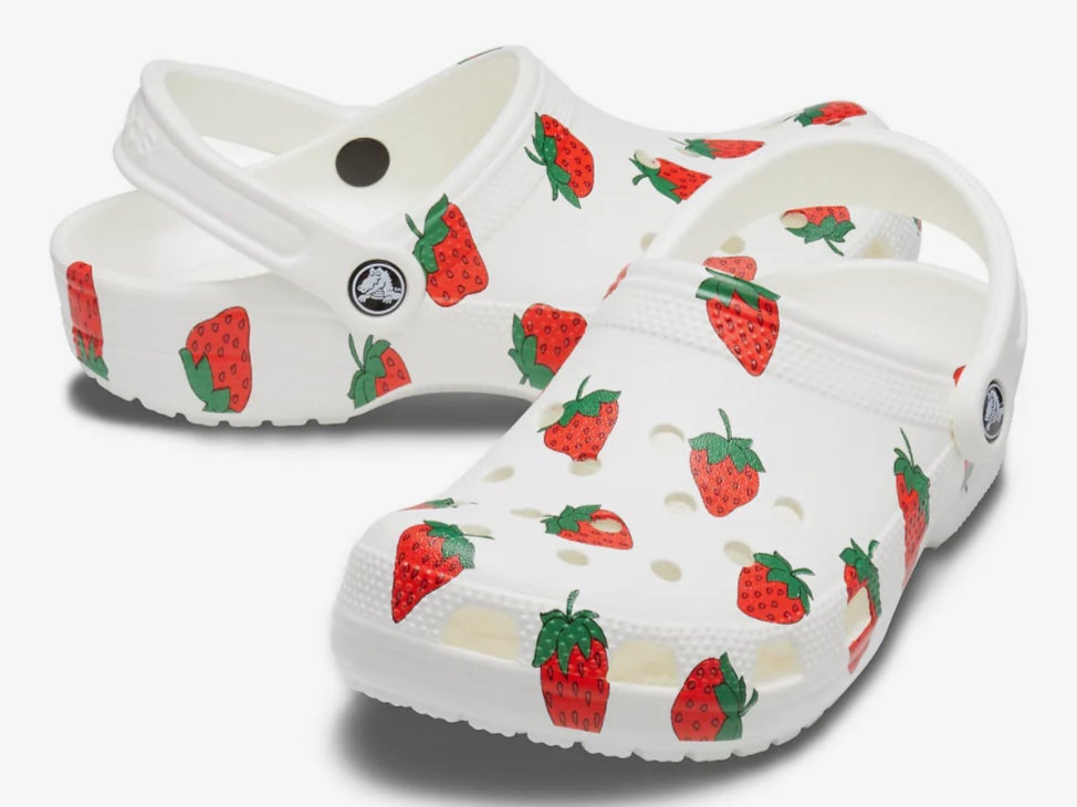 Strawberry Crocs, a favourite of influencers all over social media