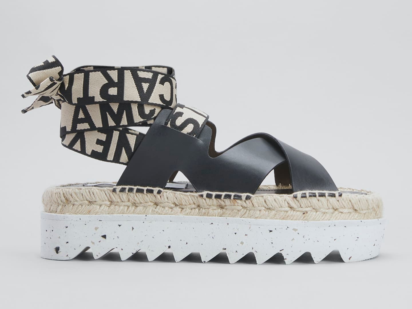 Gaia ankle-wrap espadrille sandals by Stella McCartney