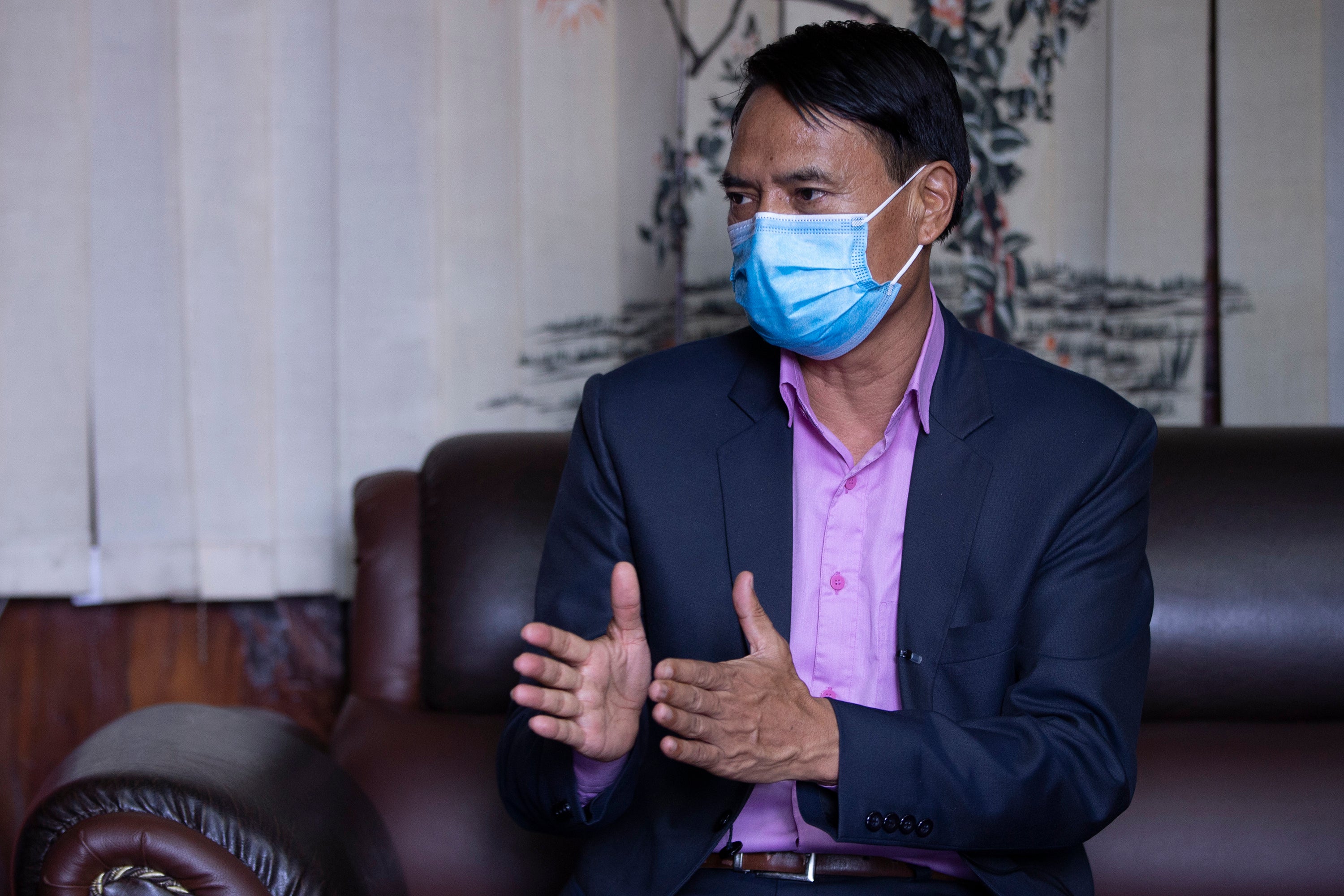 Virus Outbreak Nepal AP Interview