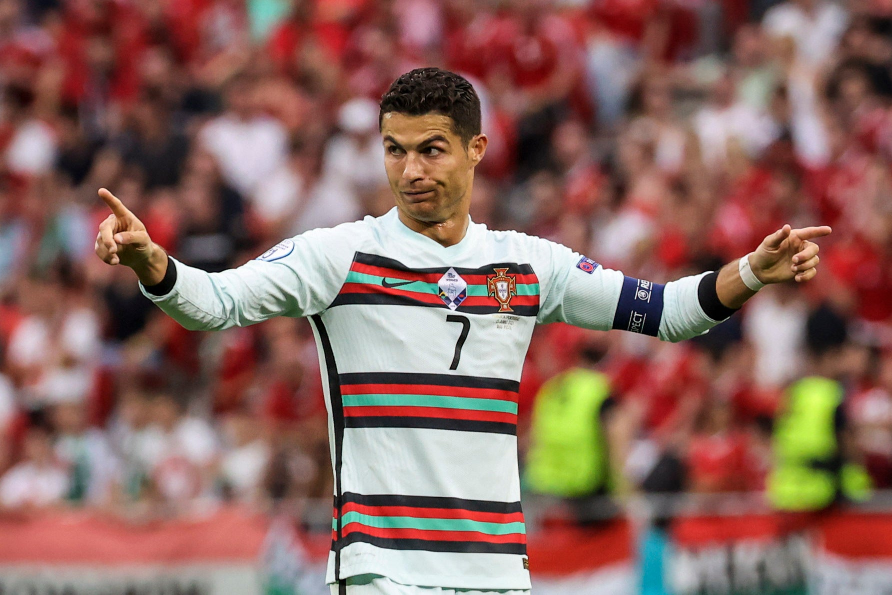 Cristiano Ronaldo caused a stir by moving bottles belonging to Euro 2020 sponsor Coca-Cola during a press conference