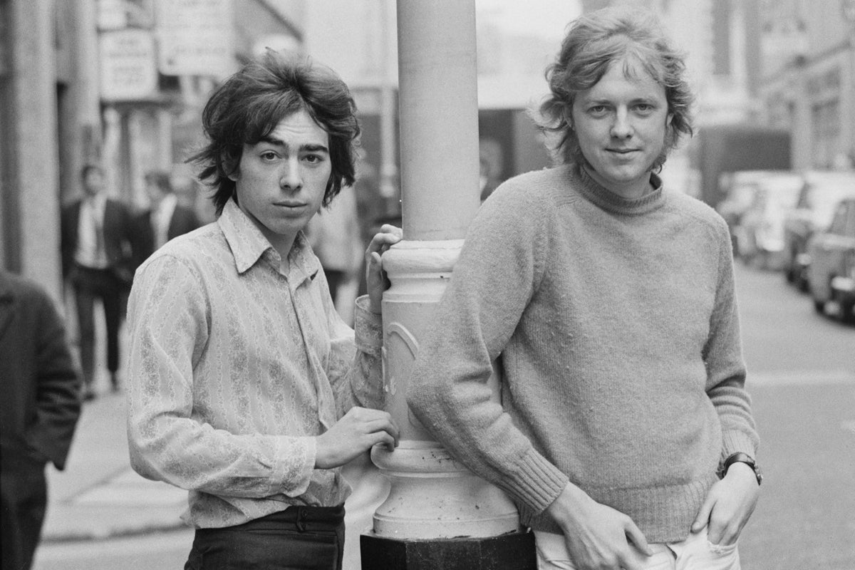 Lloyd Webber and Tim Rice in London in 1970 just after the opening of the rock opera ‘Jesus Christ Superstar’