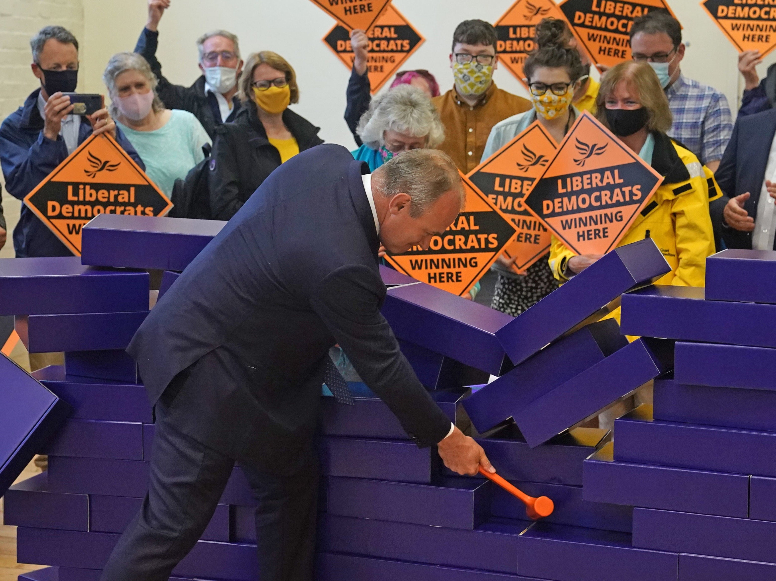 Lib Dem leader Ed Davey has vowed to smash the ‘blue wall’