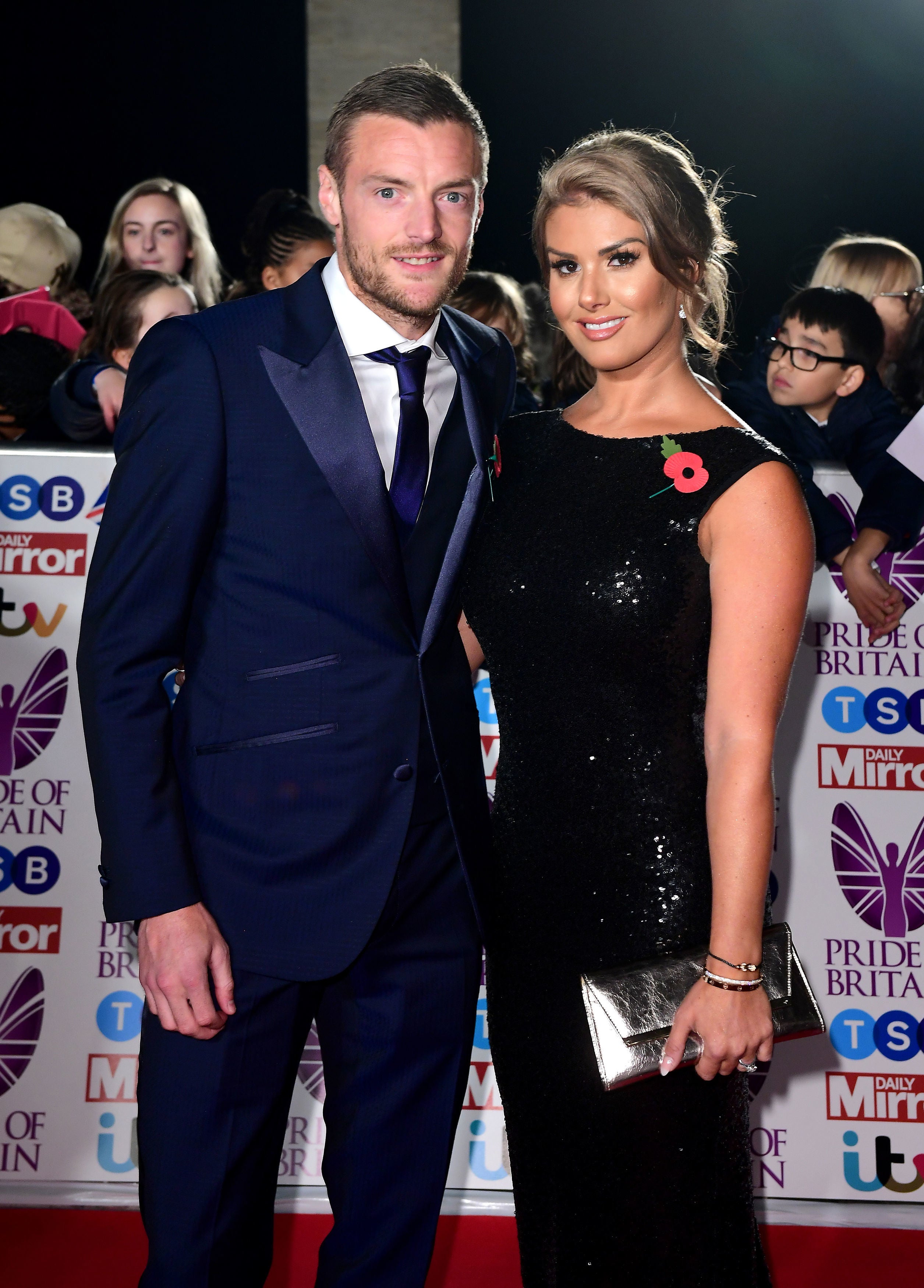 Rebekah Vardy with husband Jamie Vardy