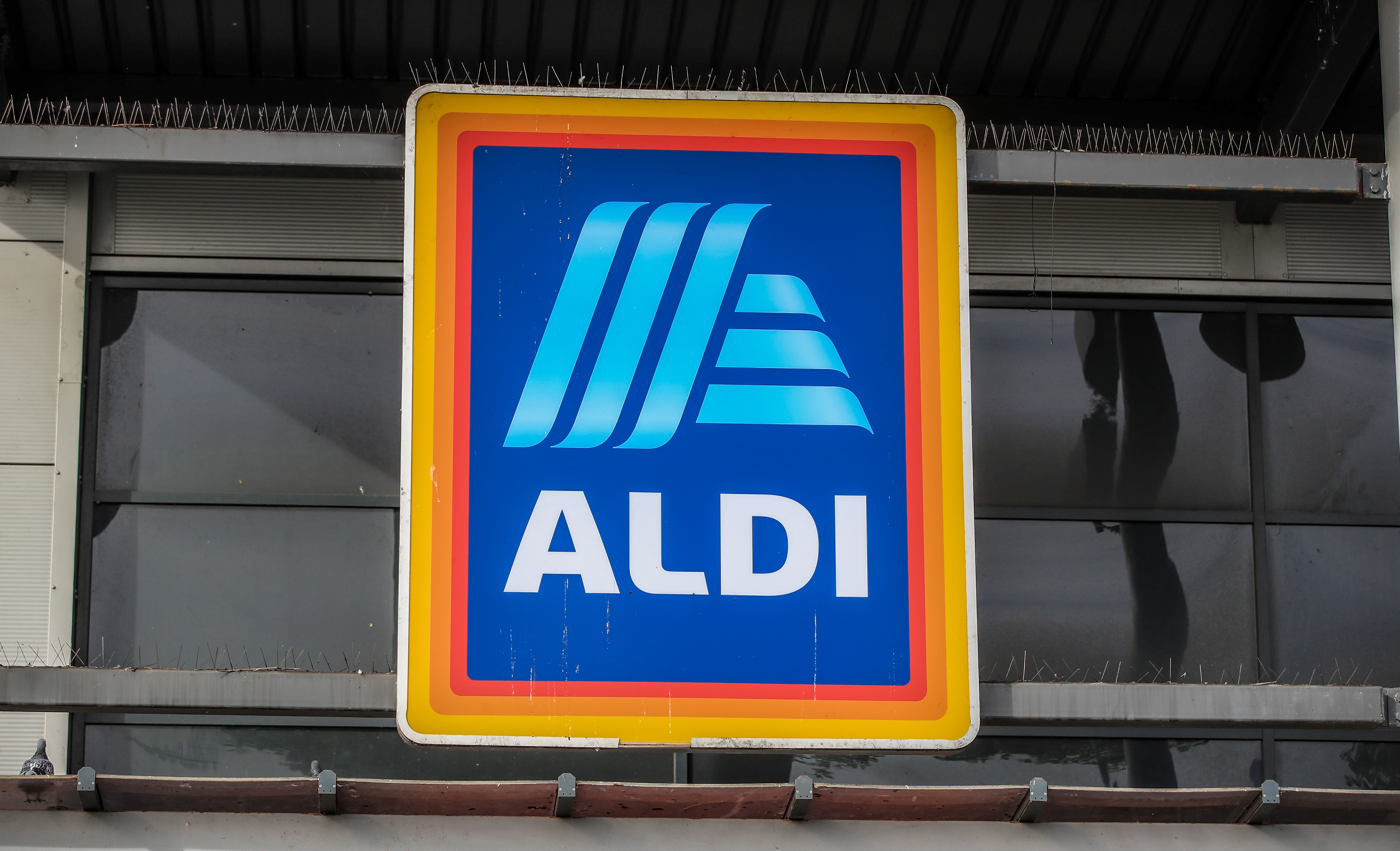 An Aldi sign