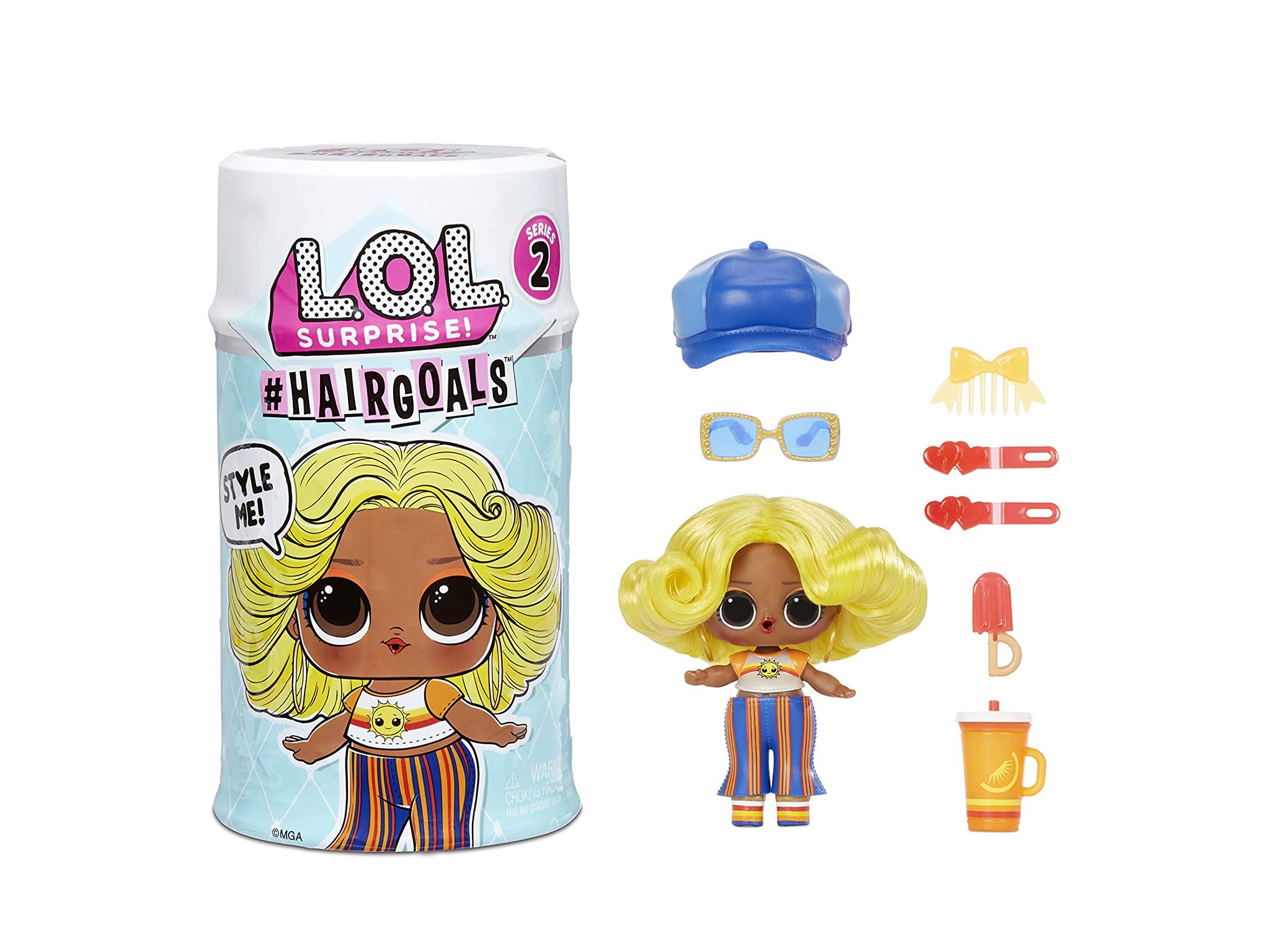 LOL Surprise! hairgoals, surprise doll with brushable hair: Was £18.99, now £8.99, Amazon.co.uk