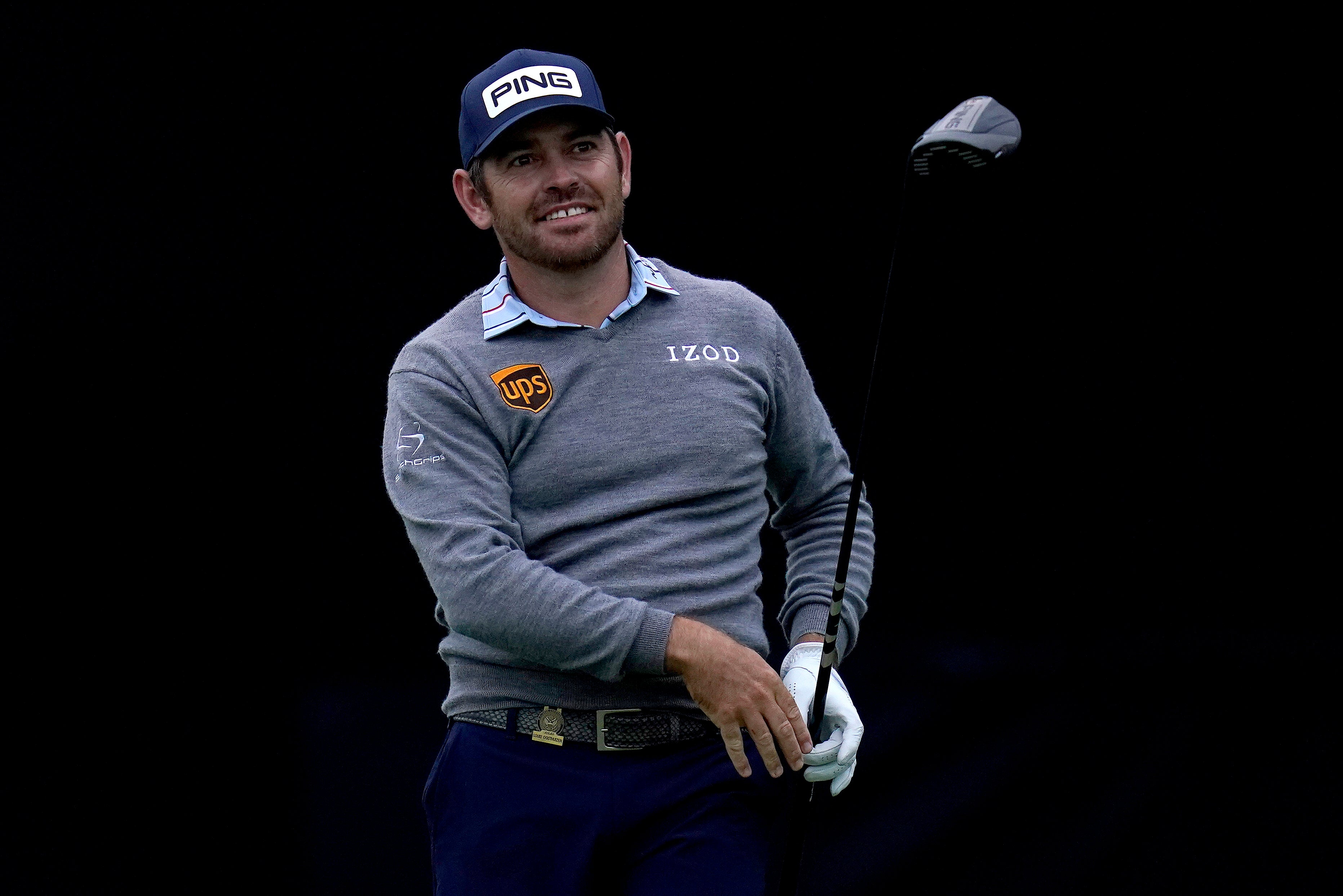 Louis Oosthuizen in action