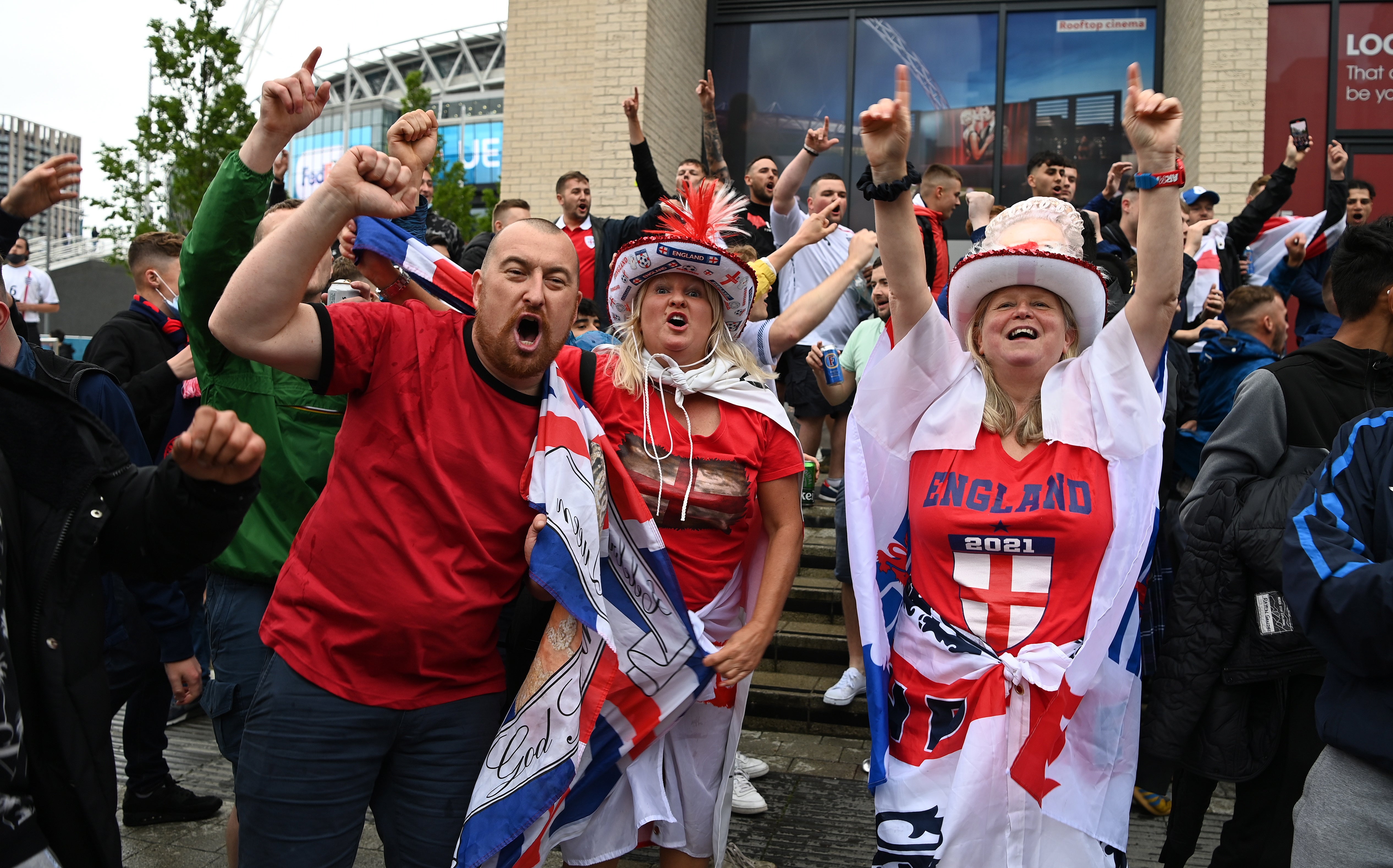 Wembley capacity for Euro 2020: How many fans are there today for England vs Scotland?