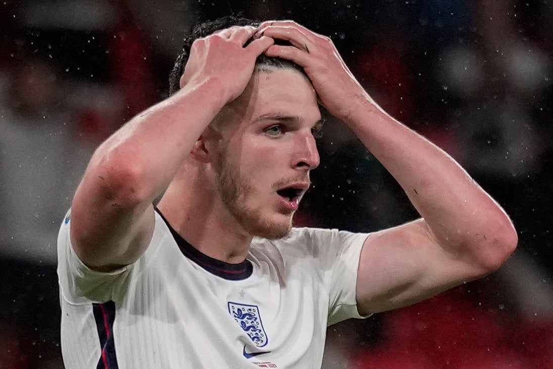 Declan Rice react