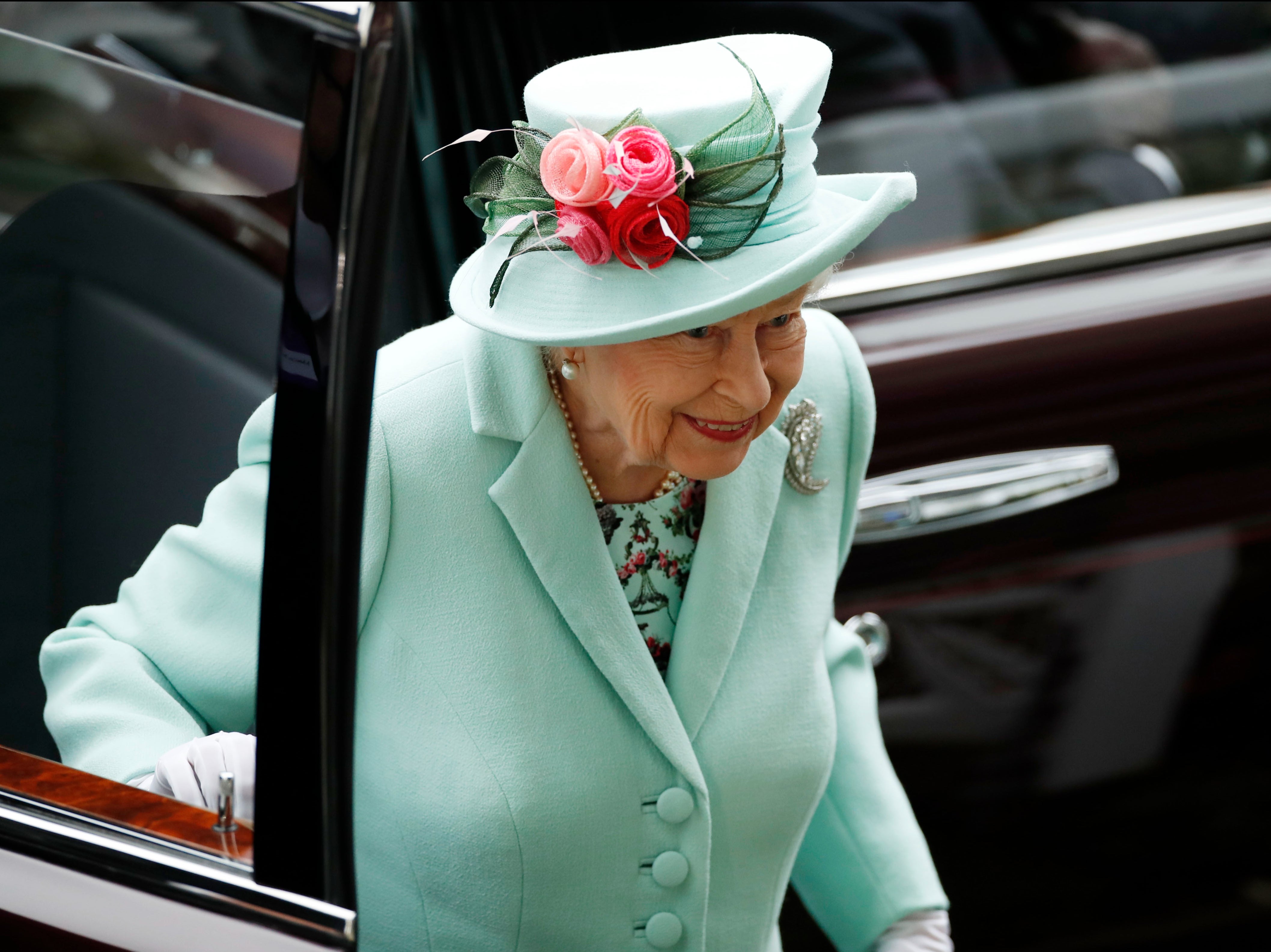 Queen Elizabeth II at Royal Ascot earlier this month