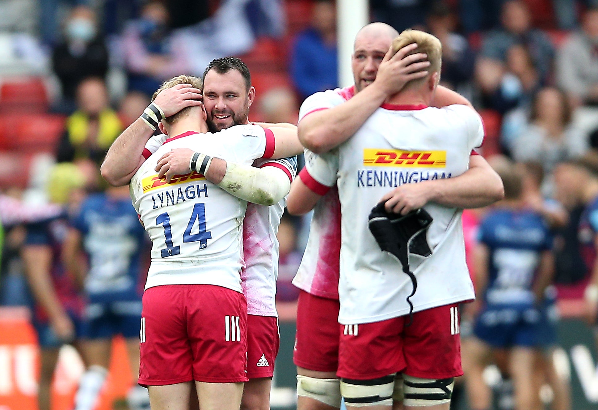 Harlequins celebrate