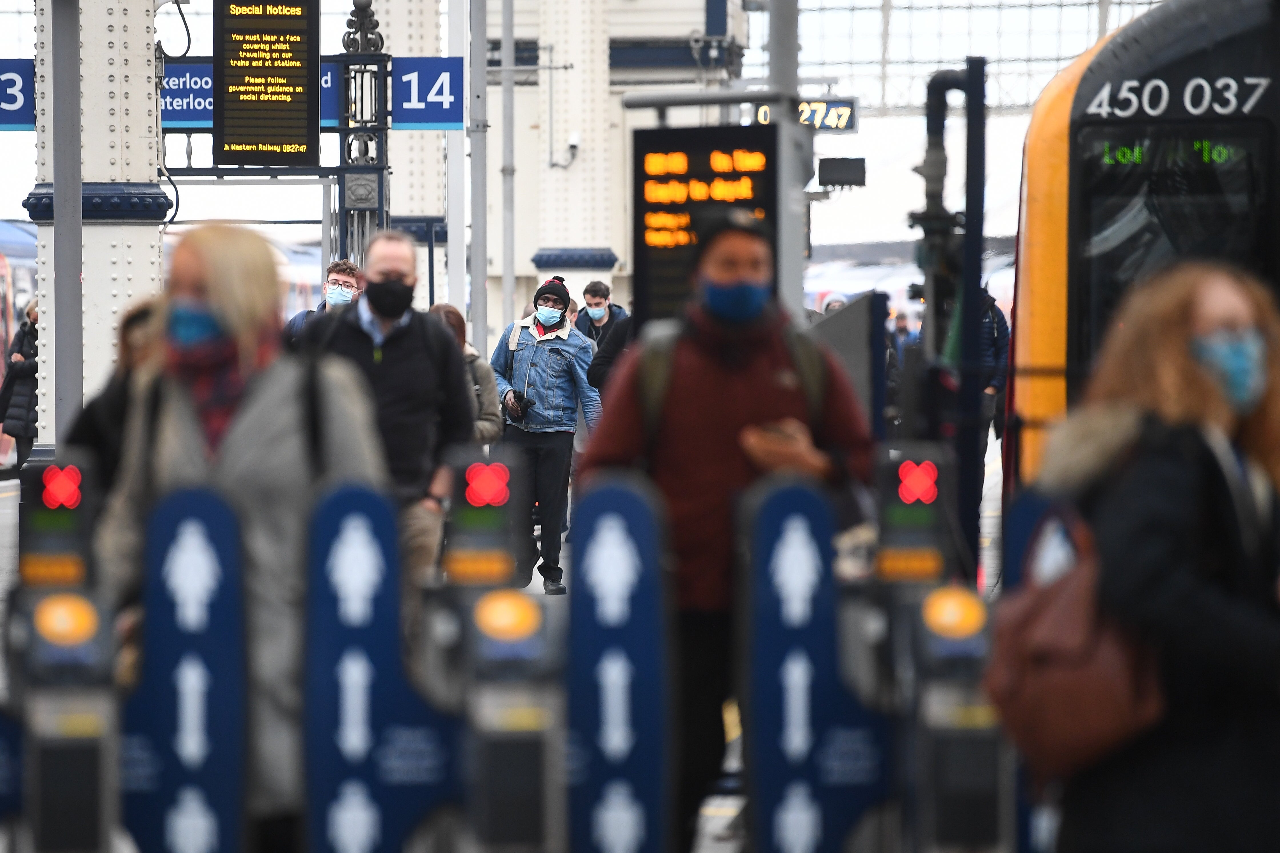 Passengers at Waterloo