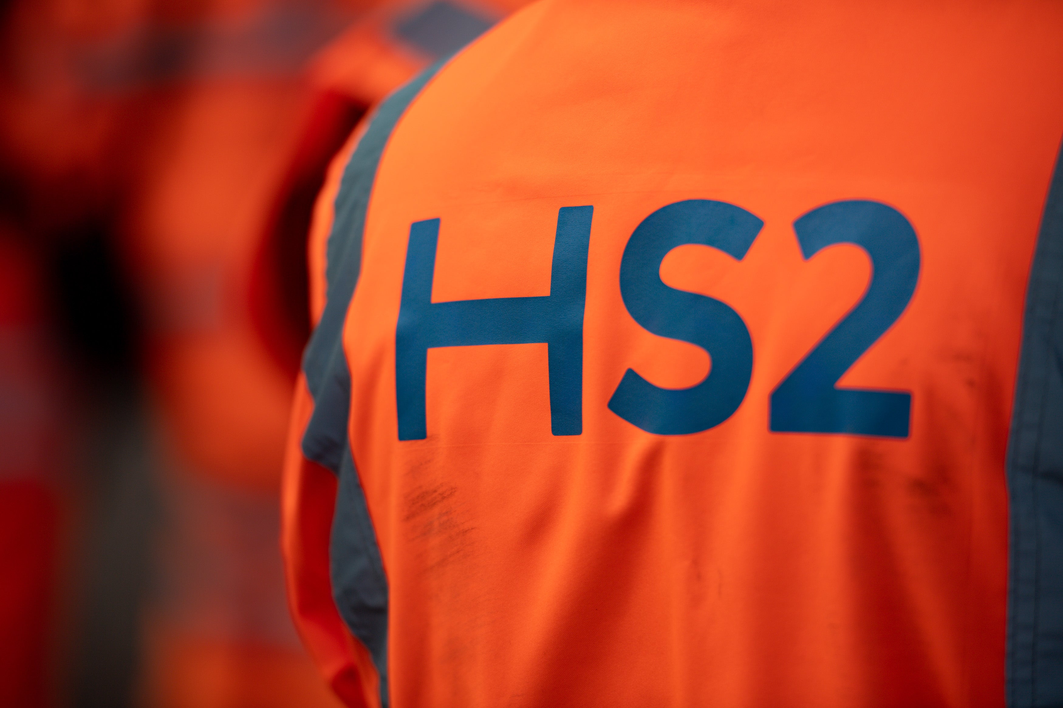 A HS2 worker