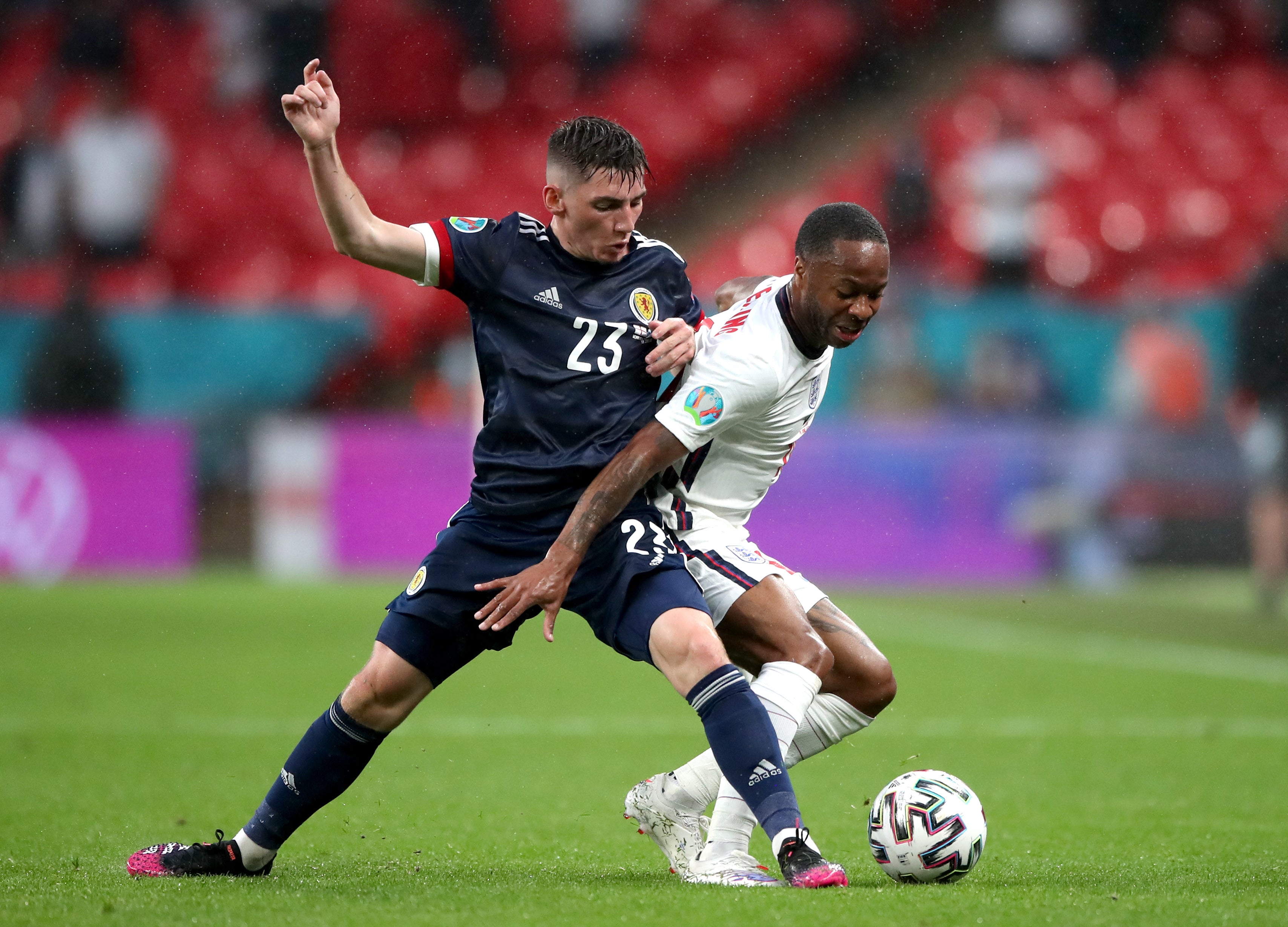 Billy Gilmour was outstanding against England but will be missing against Croatia