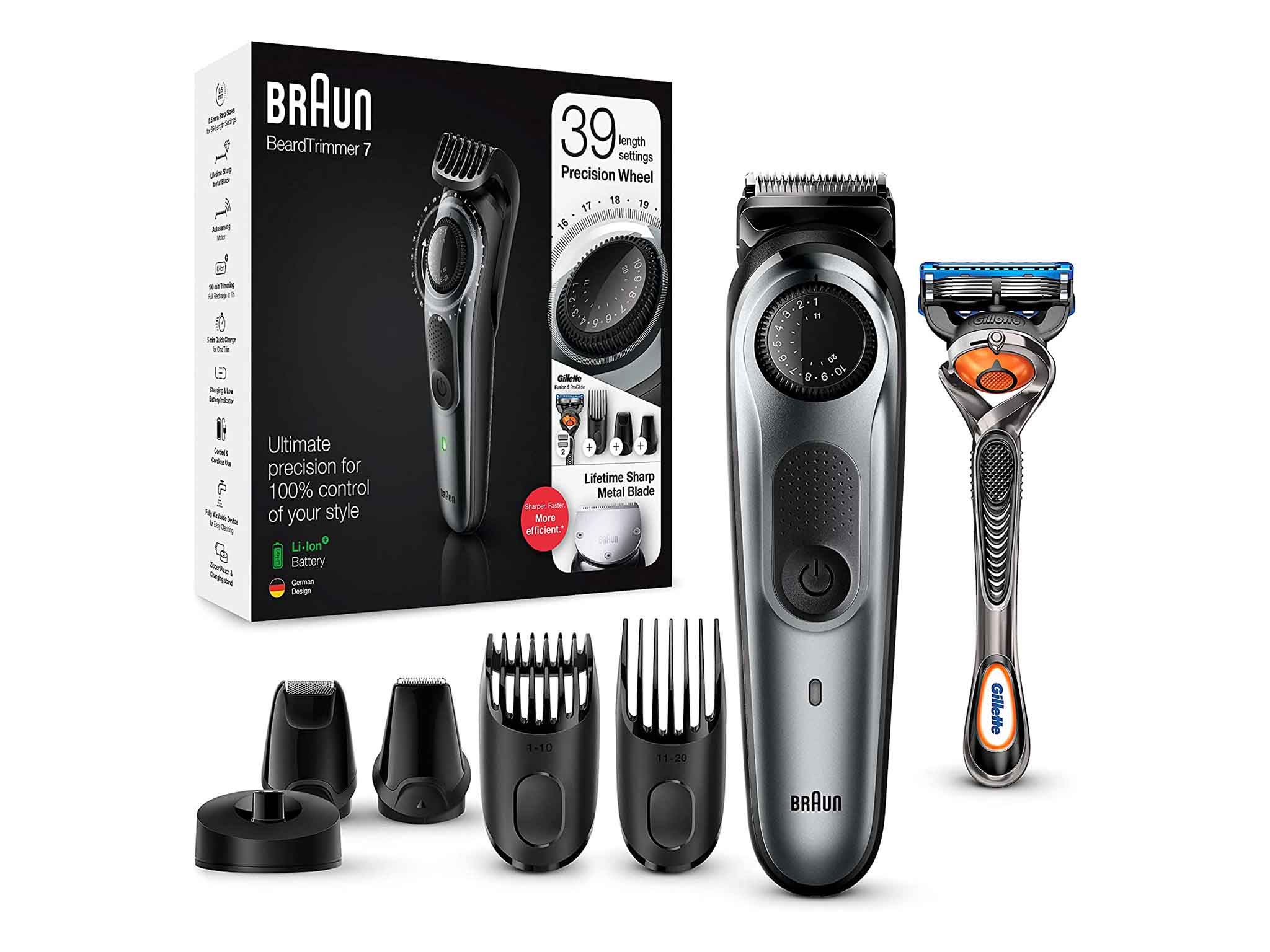 Braun beard trimmer BT7240 and hair clipper: Was £79.99, now £44.99, Amazon.co.uk