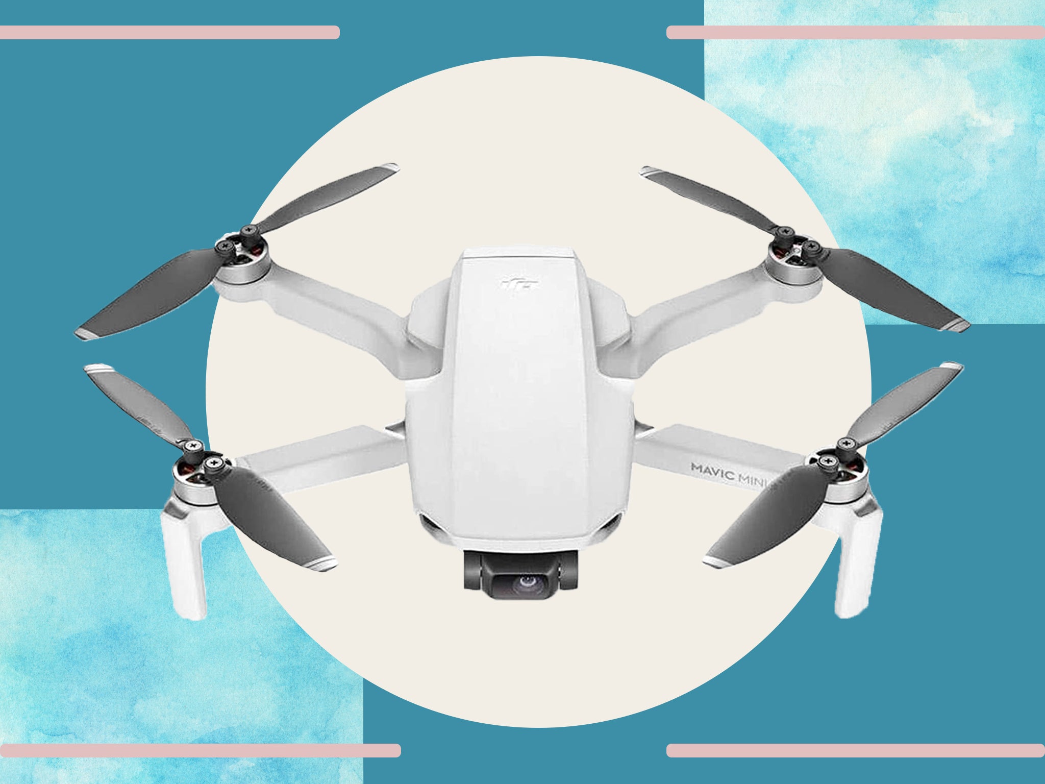 There’s almost 30 per cent of this DJI that’s designed for shooting from a bird’s-eye viewpoint