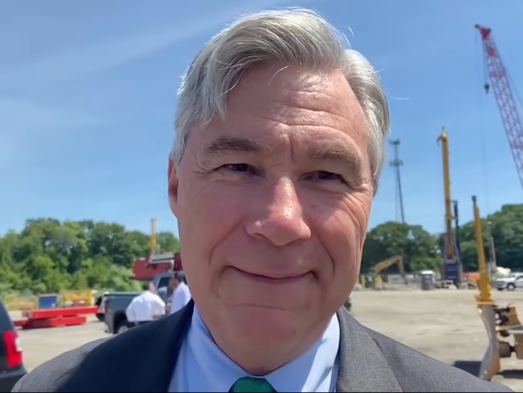 U.S. Senator Sheldon Whitehouse defends his membership to the all-white Bailey's Beach Club.