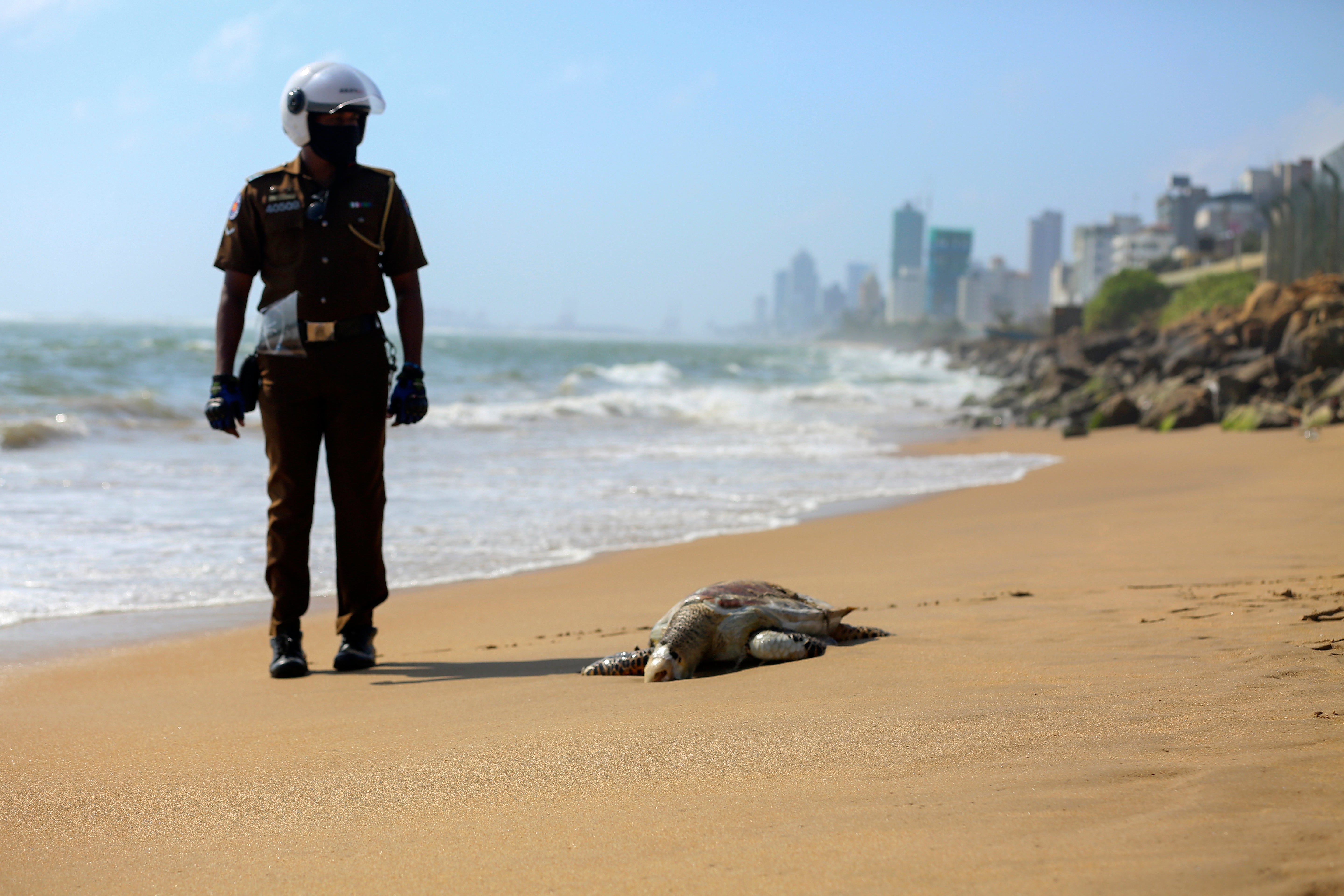 Sri Lanka Ship Fire