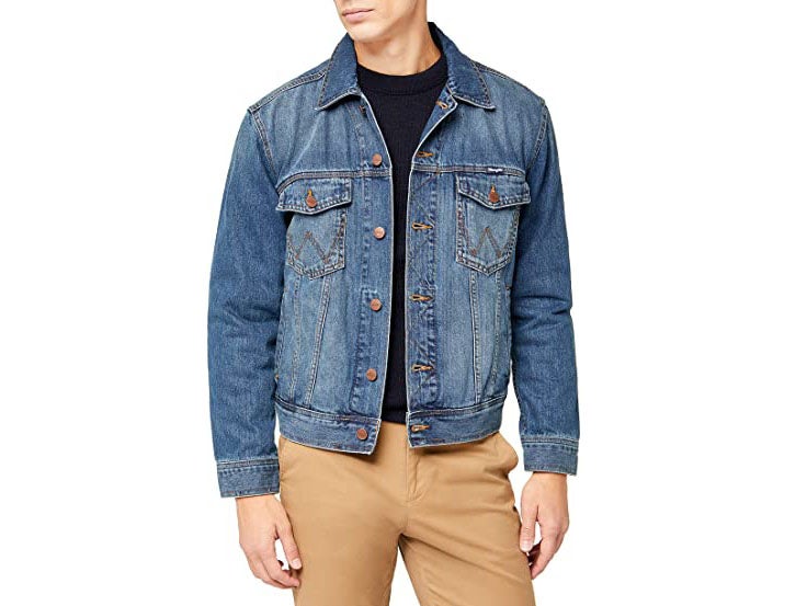 Wrangler men’s classic denim jacket: Was £90, now £44.76, Amazon.co.uk