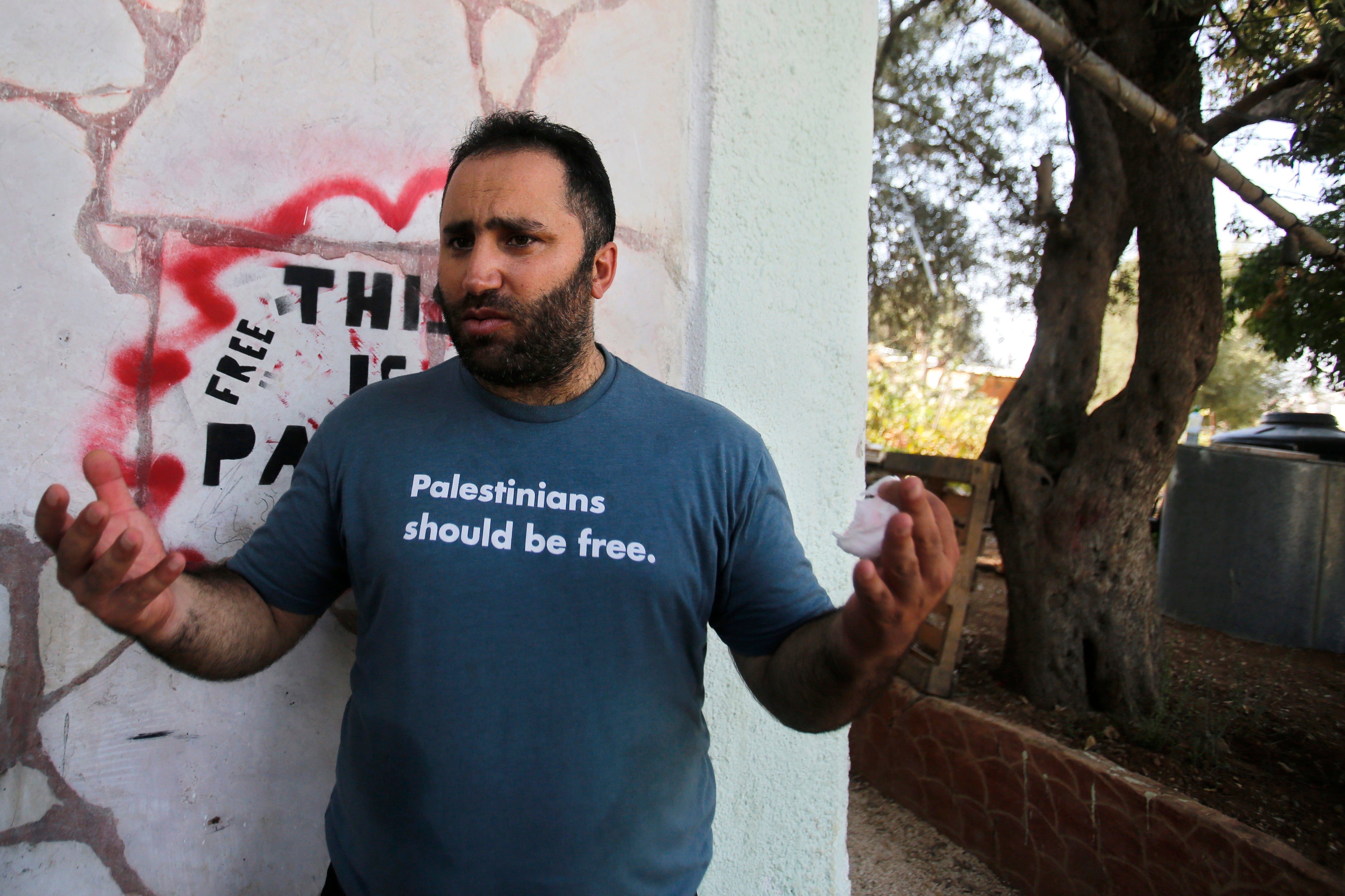 Palestinians Activist Arrested