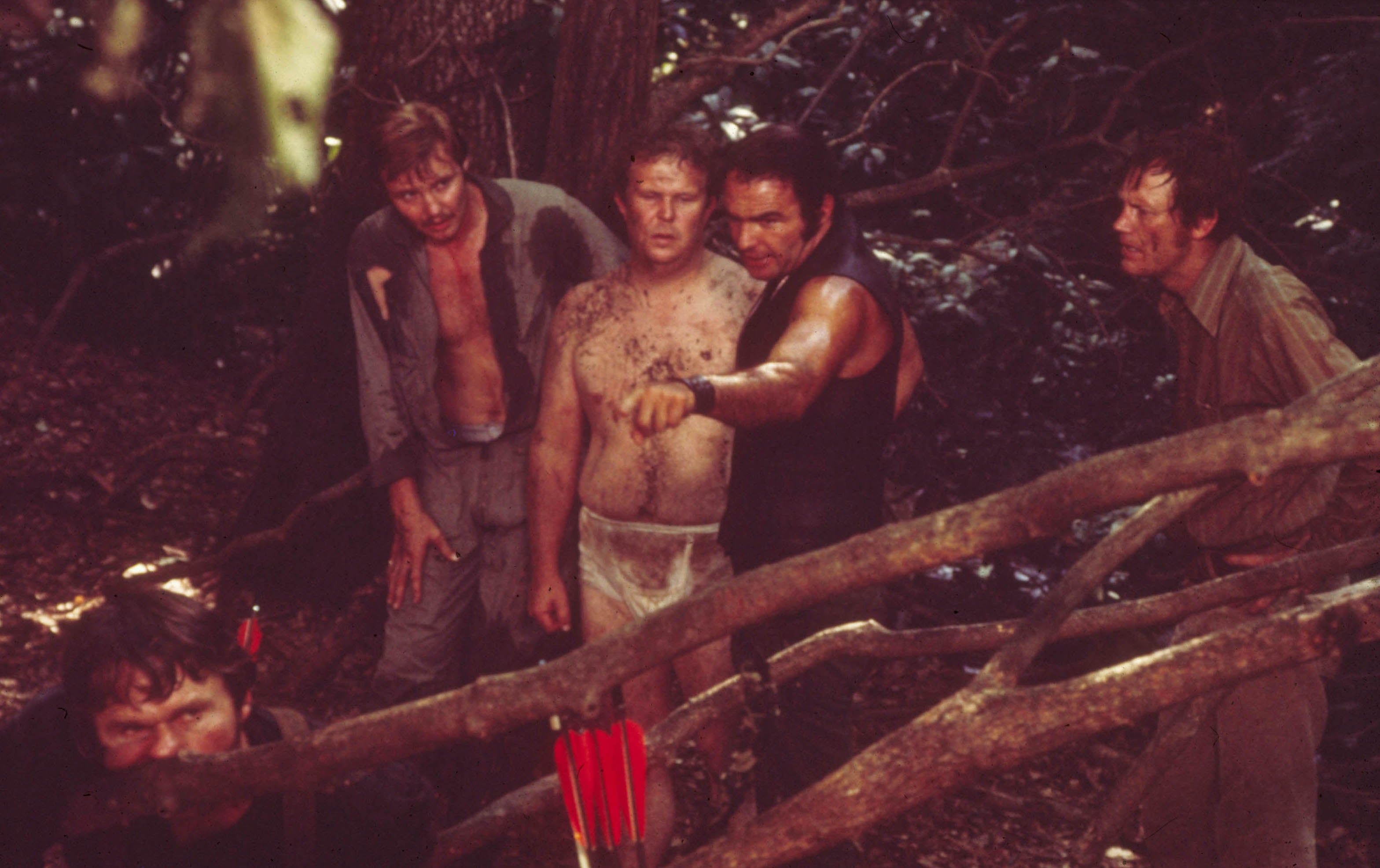 Bill Mckinney, Jon Voight, Ned Beatty, Burt Reynolds, Ronny Cox in ‘Deliverance’