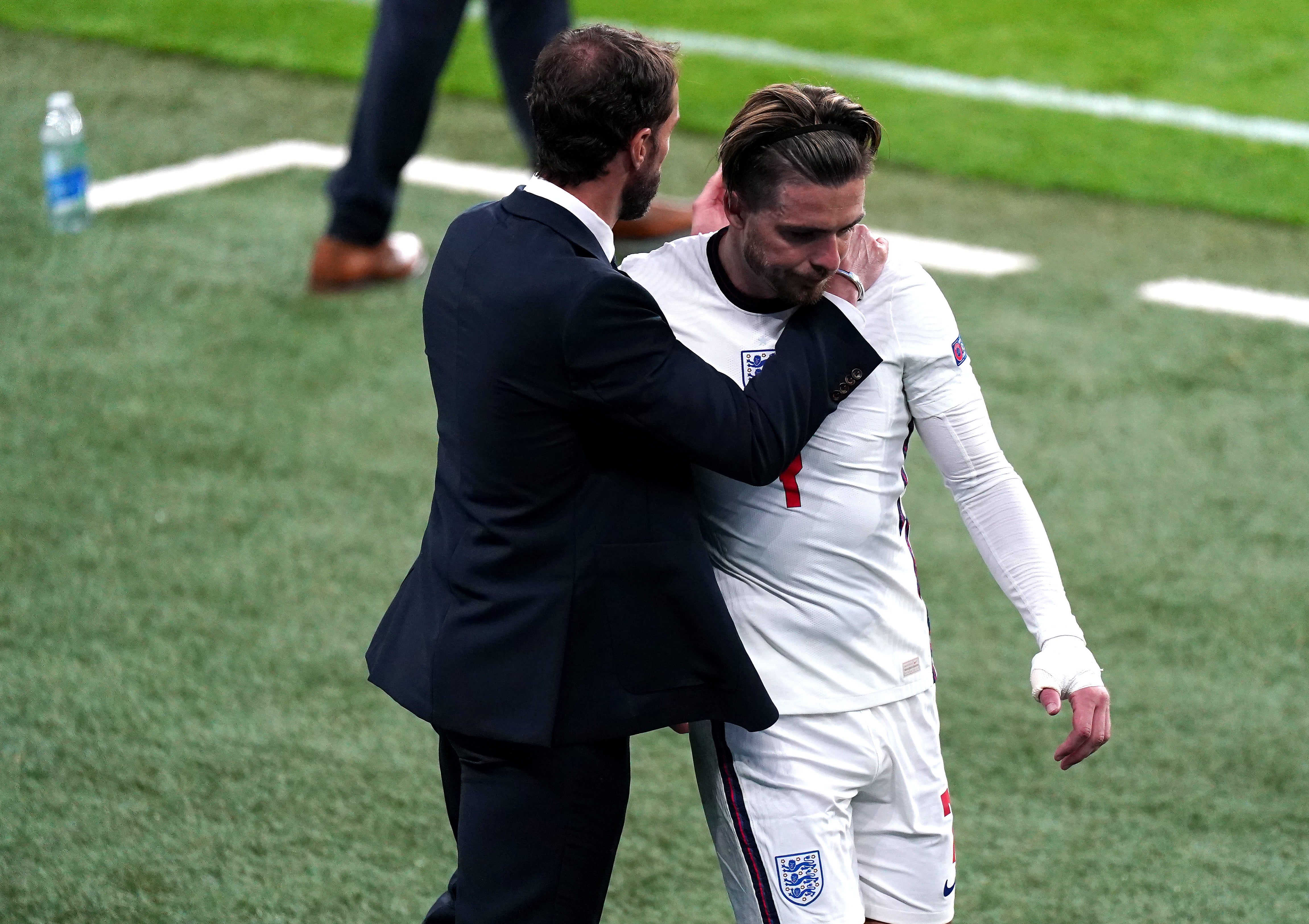 Grealish was substituted during the second-half win over the Czech Republic.