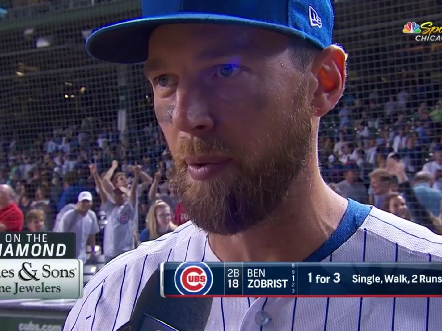 Former Chicago Cubs star Ben Zobrist