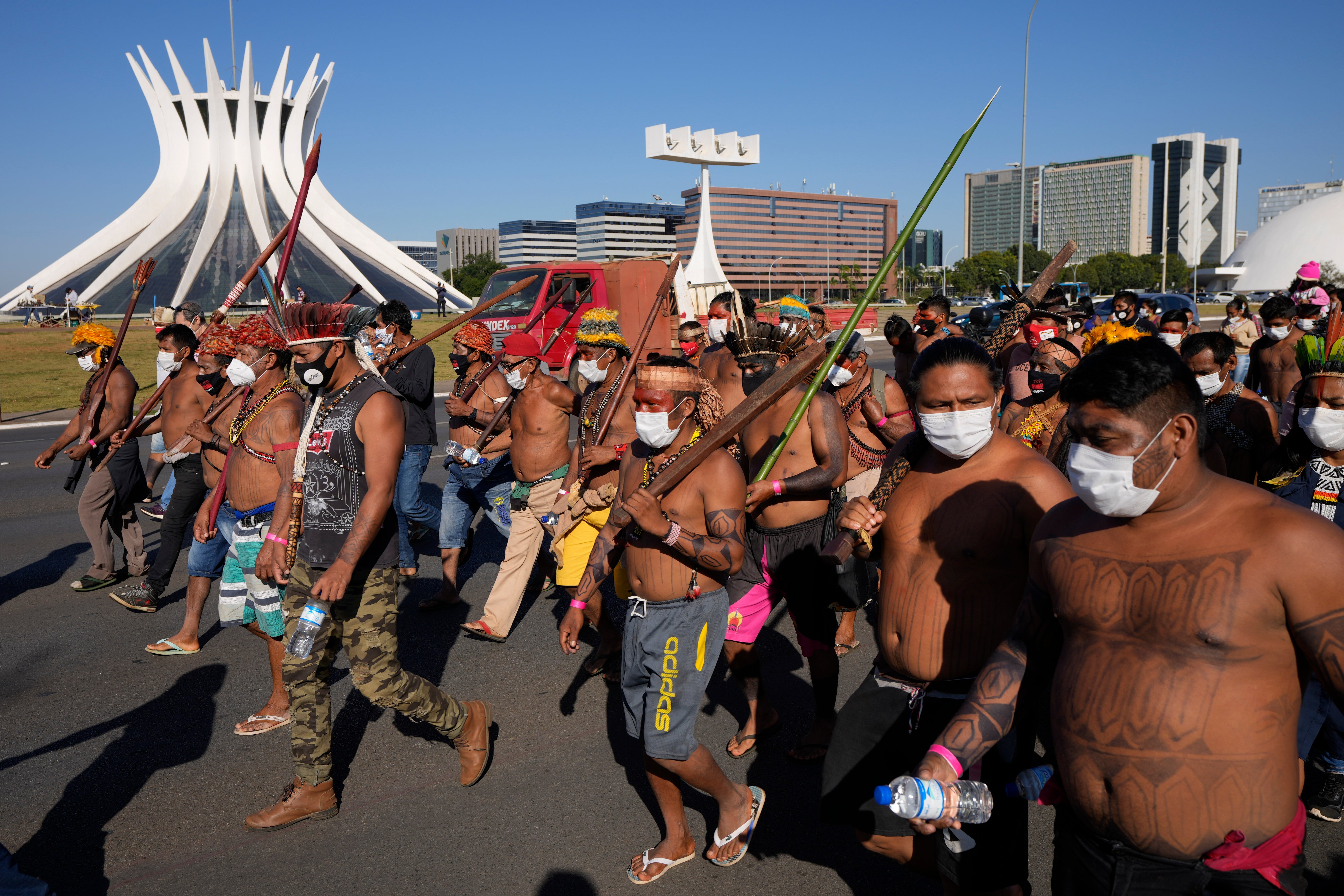Brazil Indigenous Protest