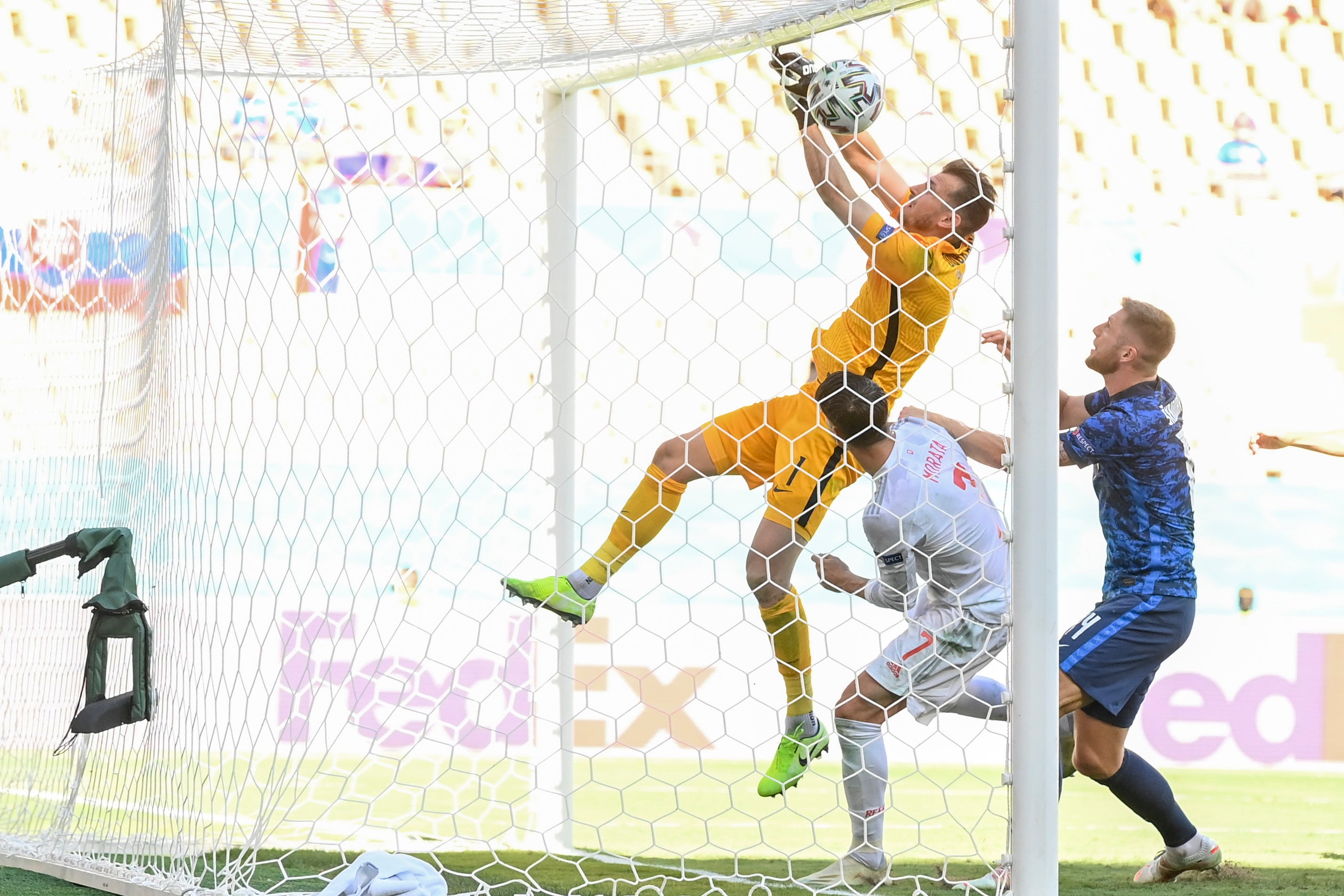 Martin Dubravka fumbles the ball into his net