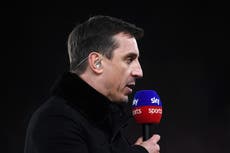 England vs Germany: Gary Neville picks his starting team for Euro 2020 last-16 game