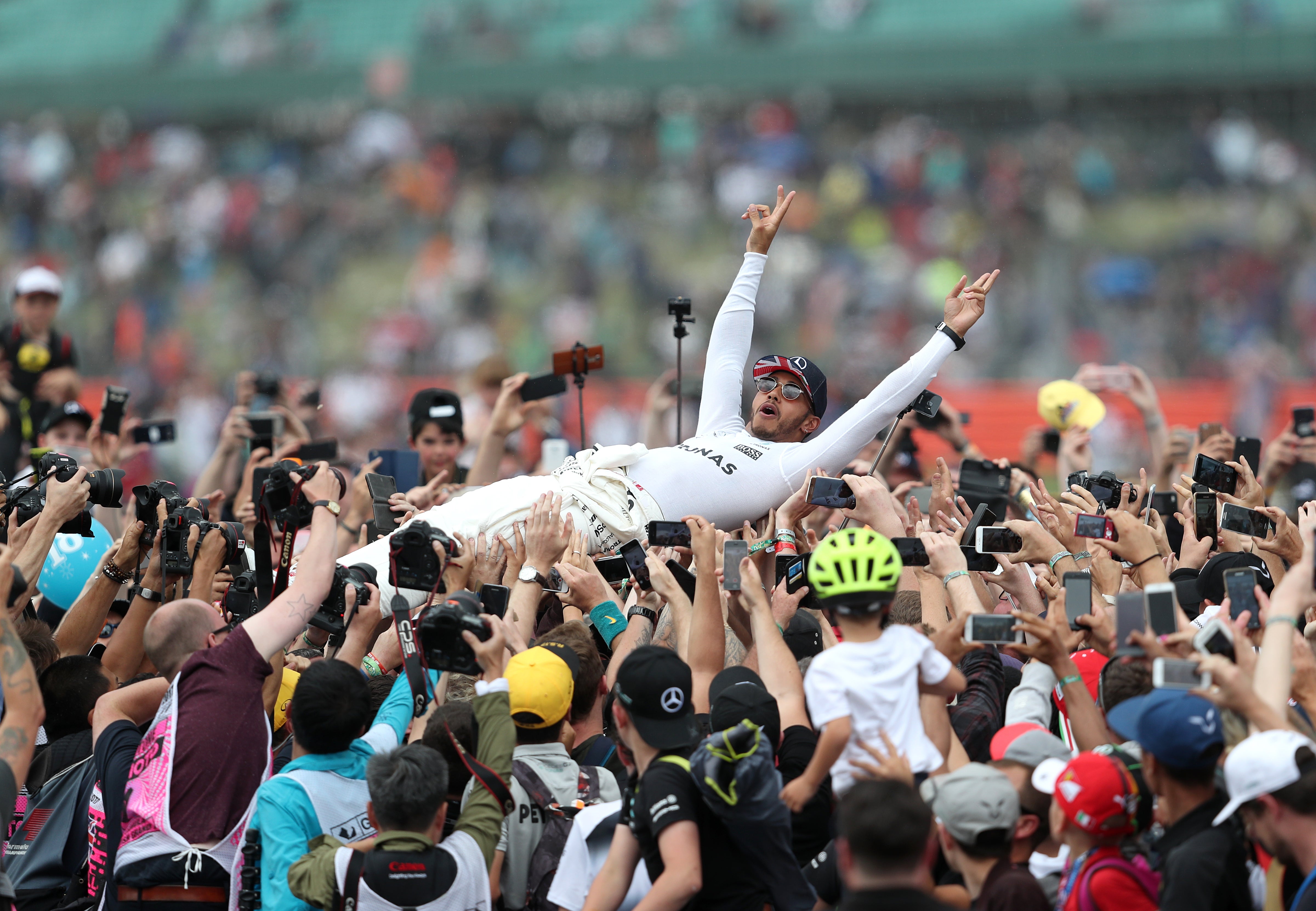 Fans will be able to see Hamilton compete for the British Grand Prix at Silverstone this July