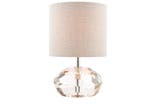 Laura Ashley ivy faceted crystal glass pumpkin table lamp with shade indybest