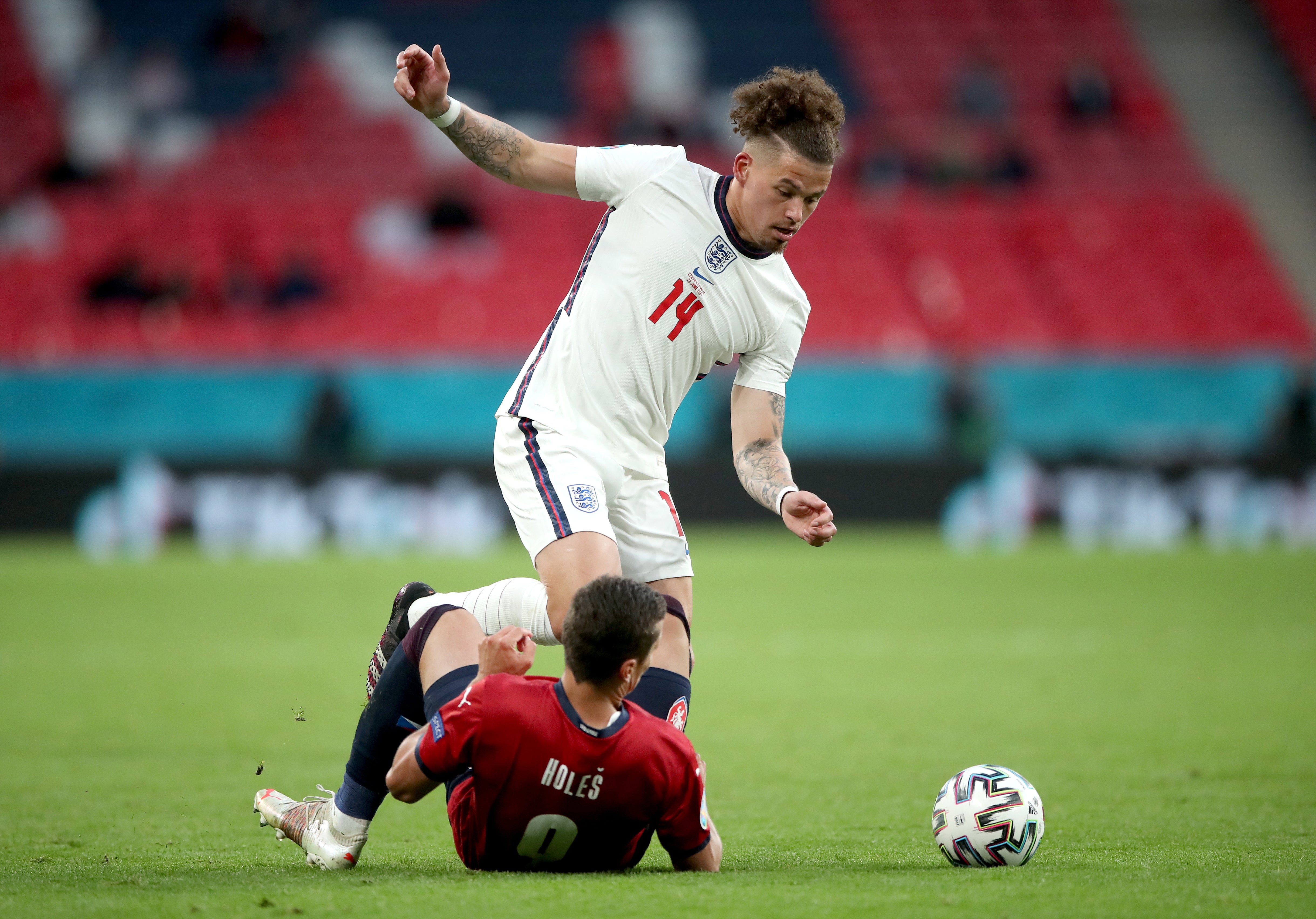 Phillips has played every minute of England's three group games at Euro