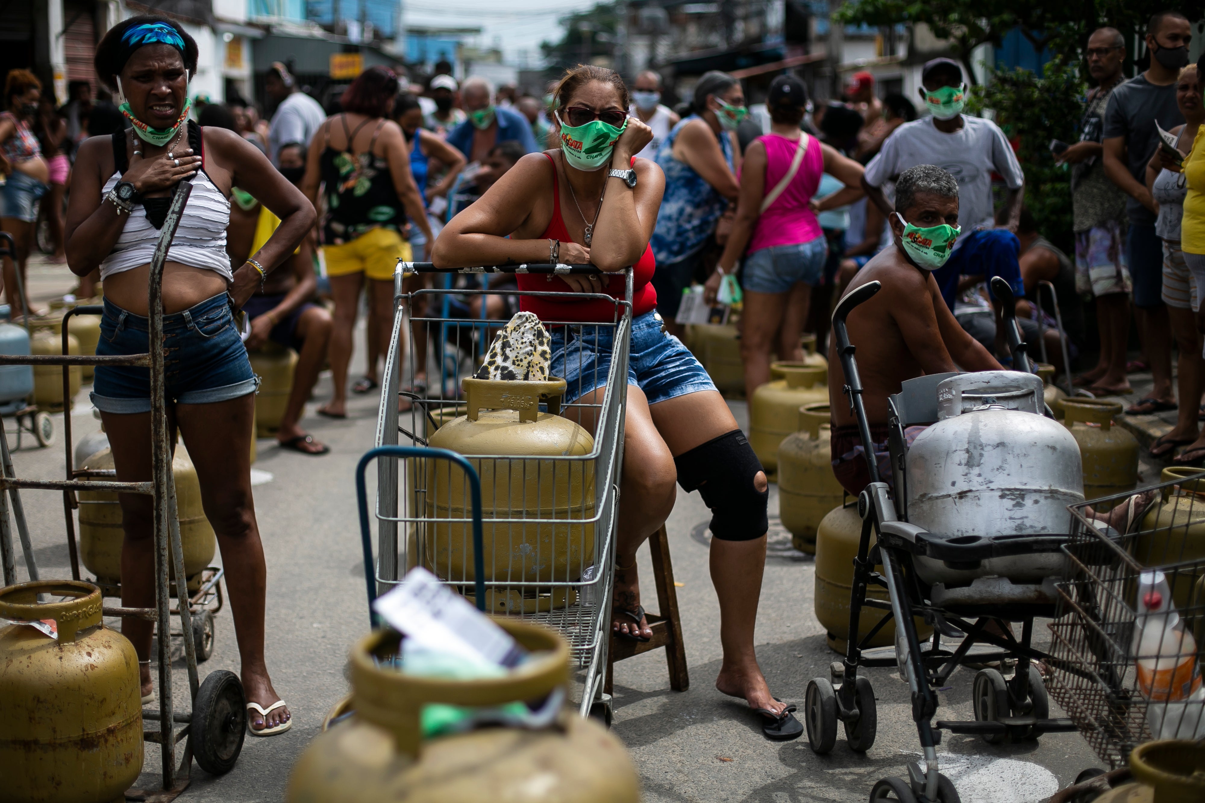 Virus Outbreak Brazil Pandemic Poor