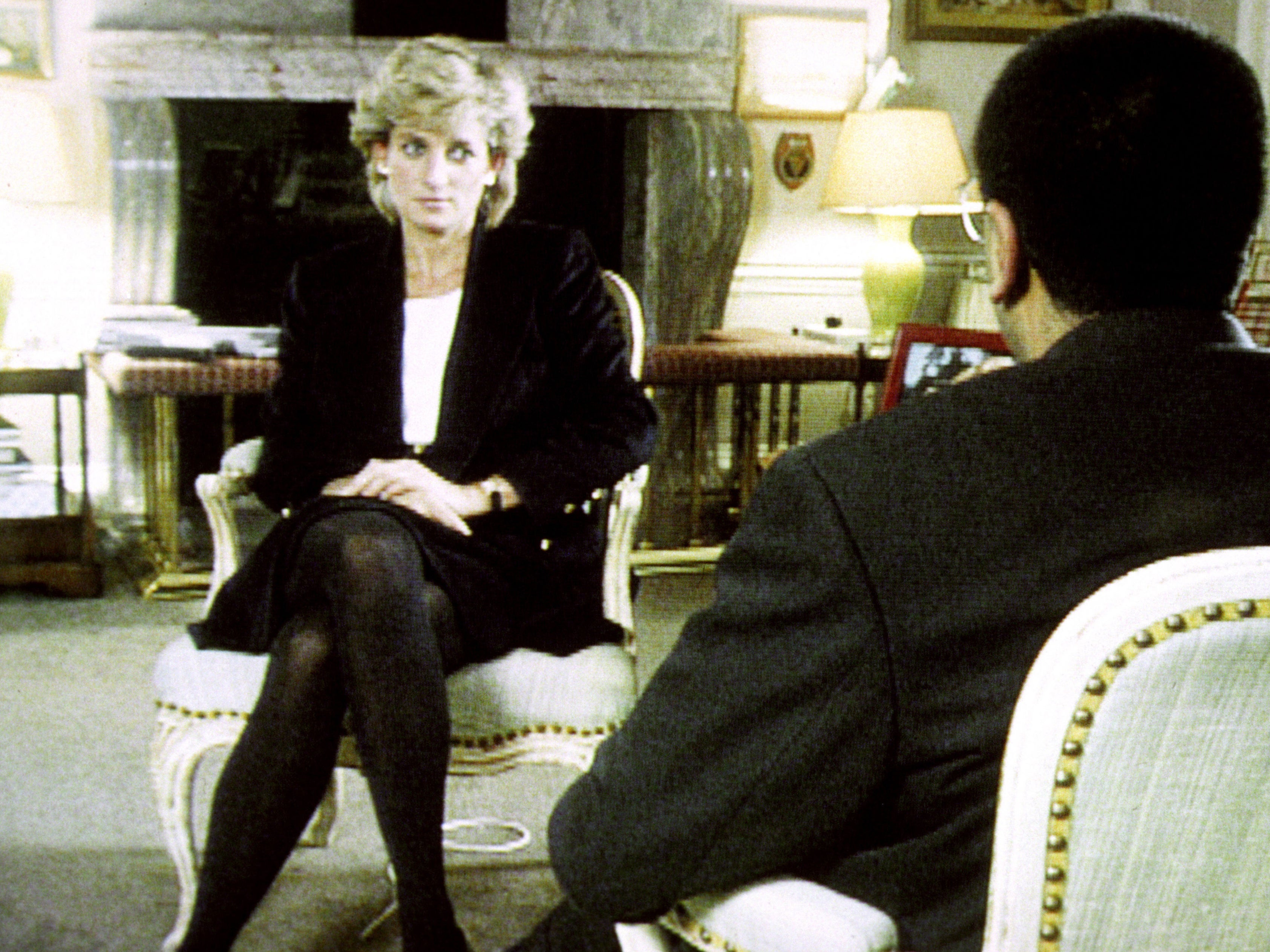 Diana, Princess of Wales, during her interview with Martin Bashir for the BBC