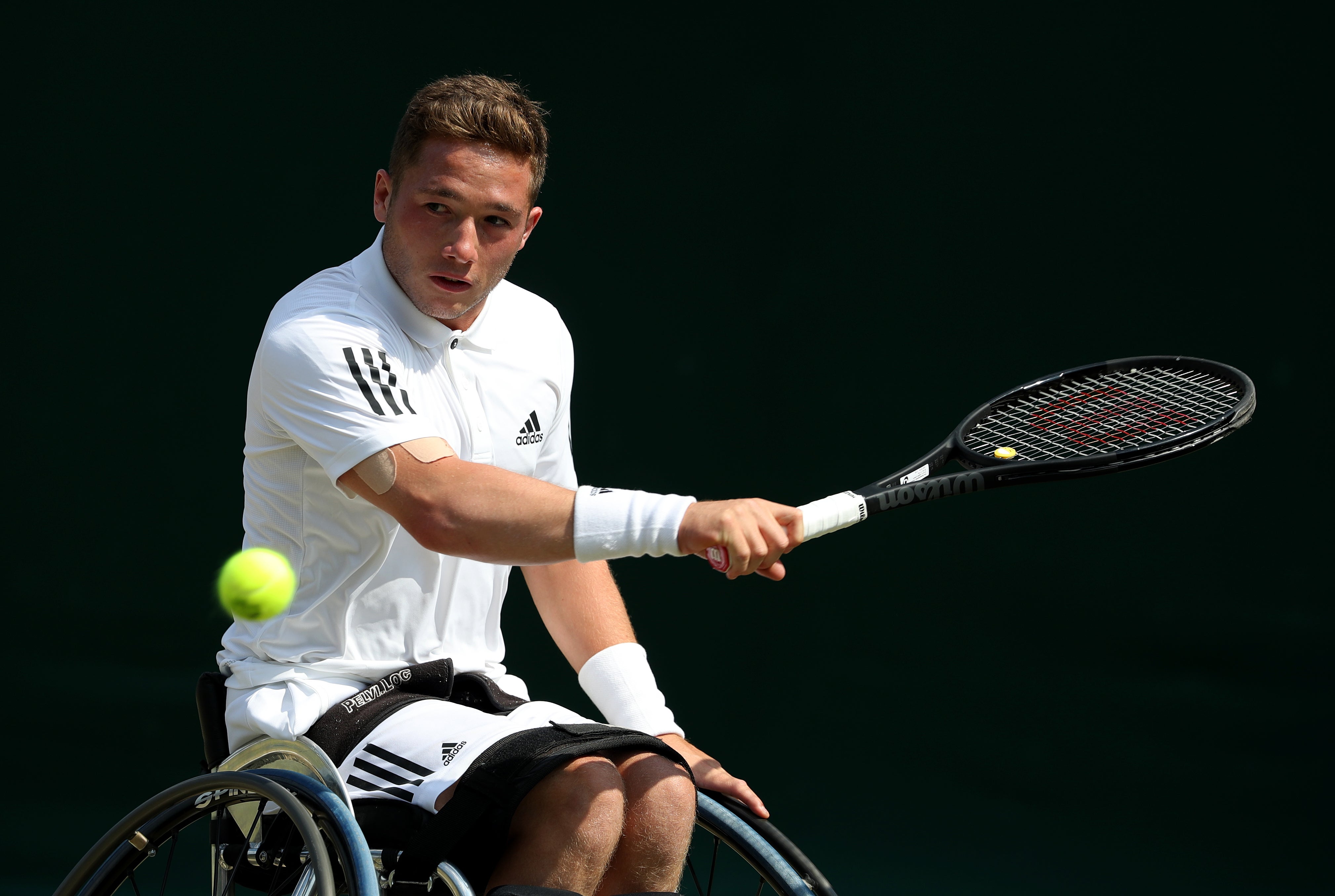 Alfie Hewett in action