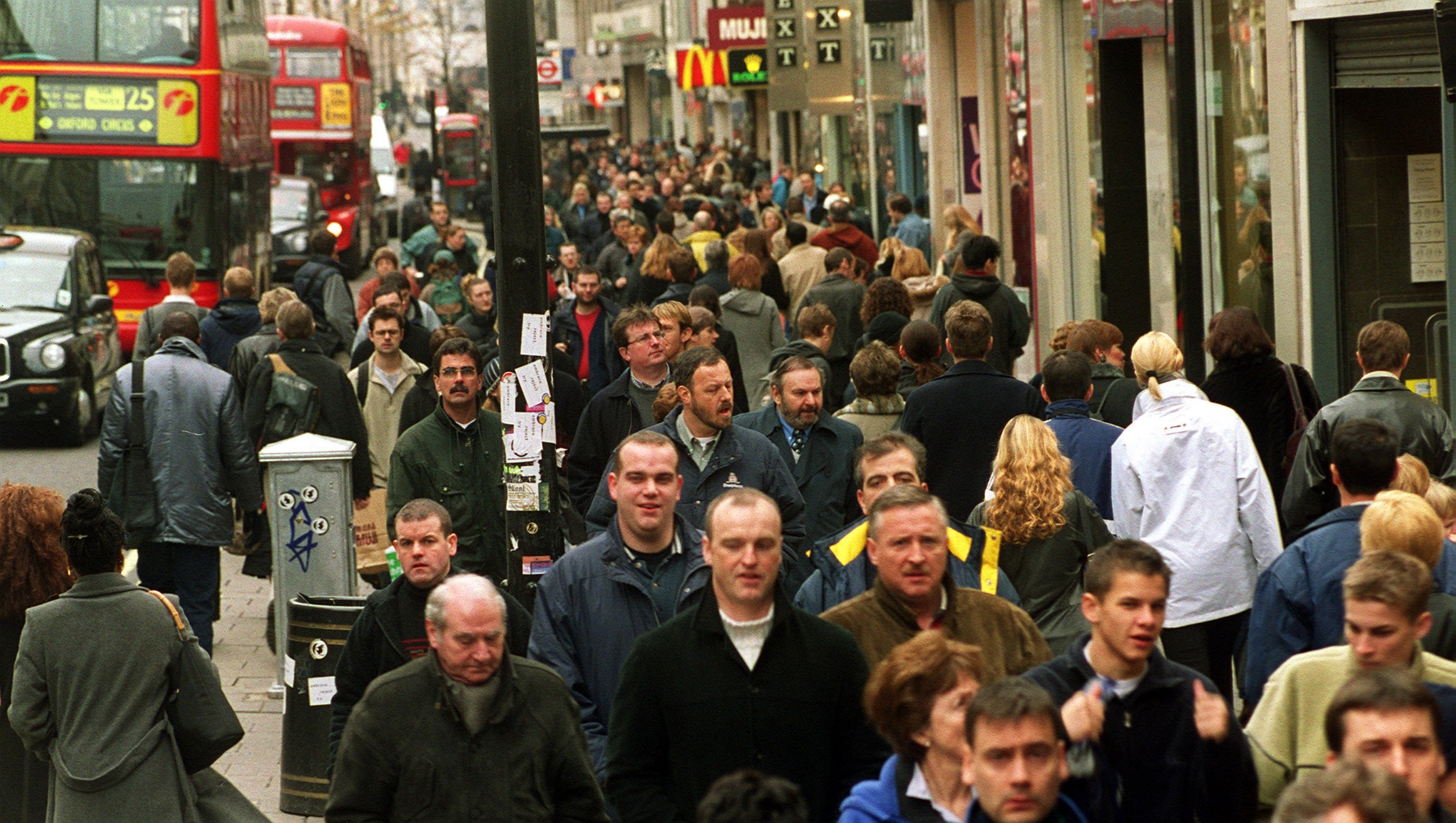 Shopping on Oxford Street