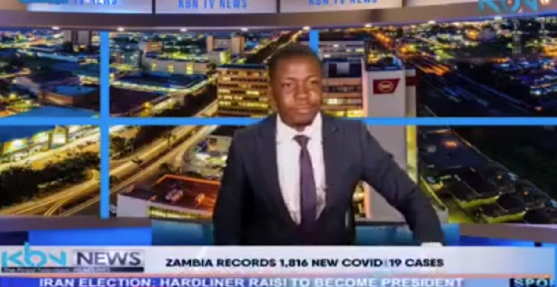 Zambian TV presenter interrupts live broadcast to claim on-air he hadn’t been paid by news station