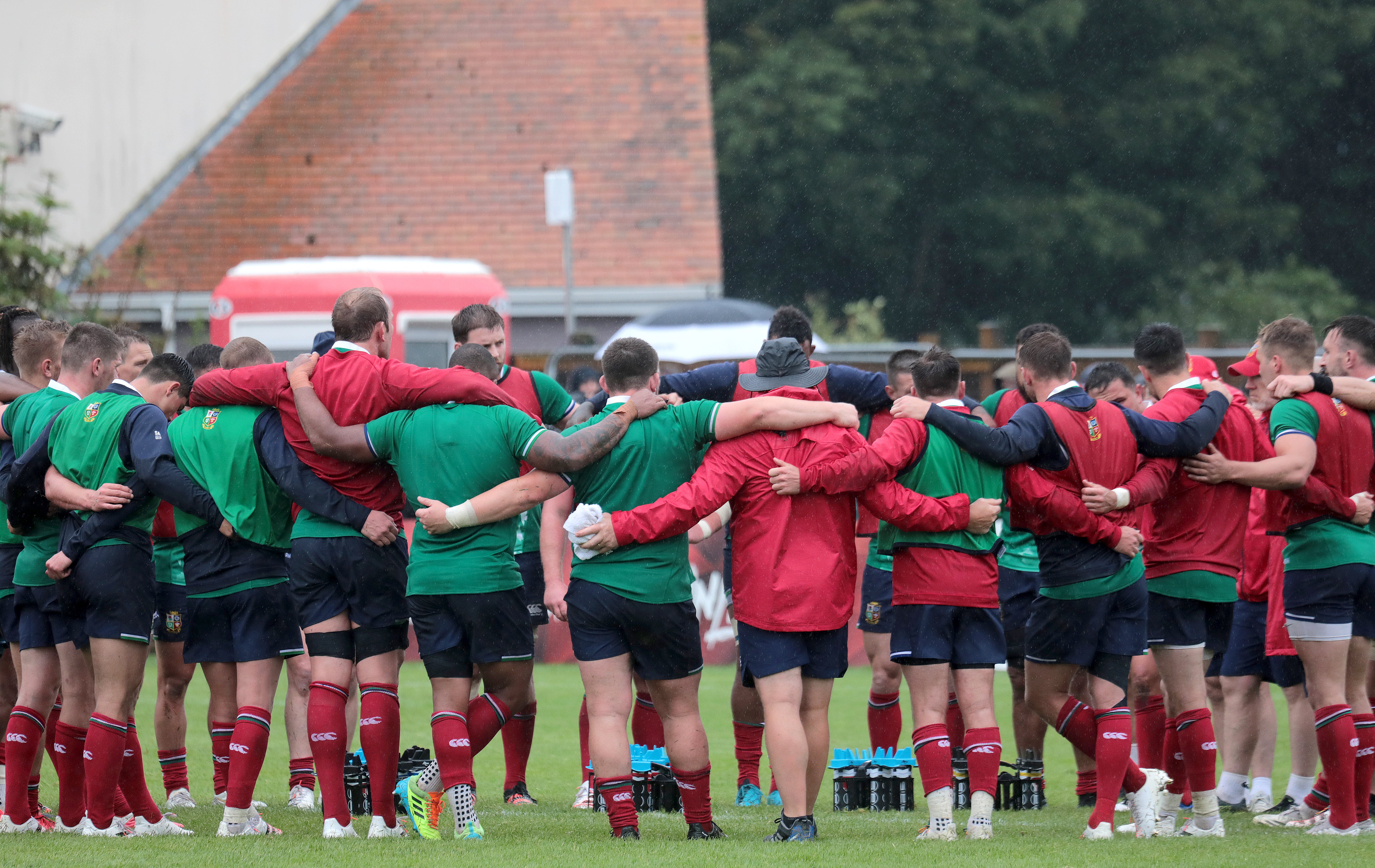 The Lions prepare for their first match after a 10-day training camp in Jersey