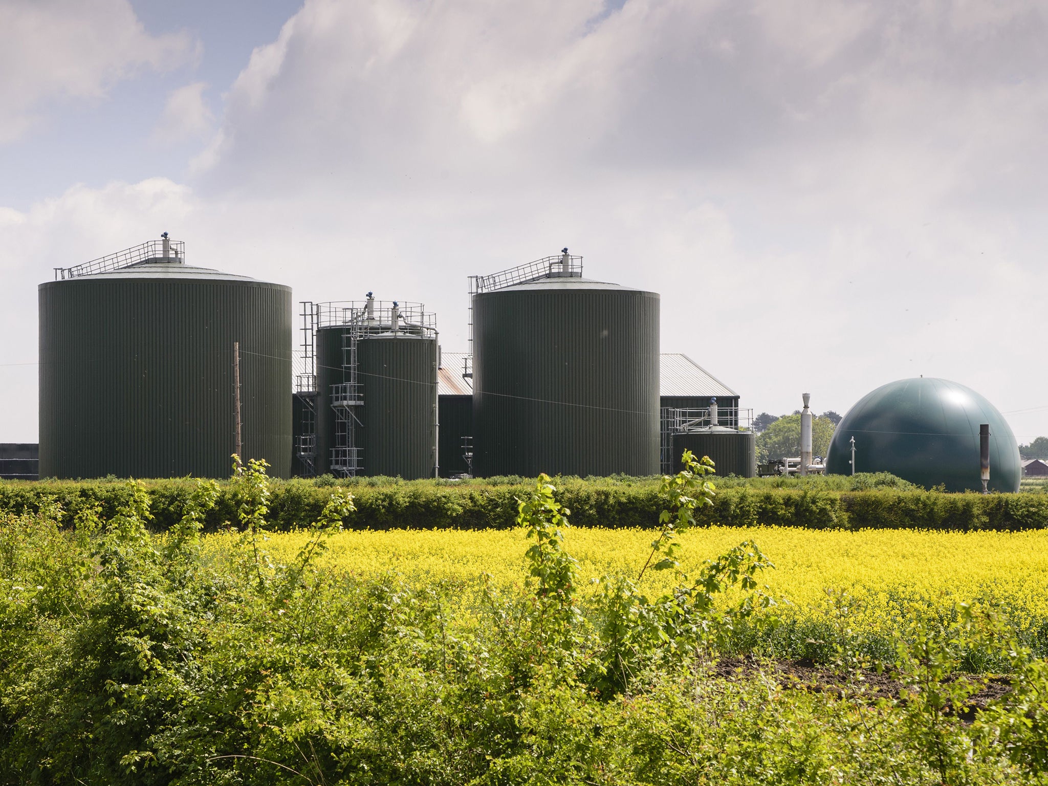 Harper Adams anaerobic digestion plant in Newport, Shropshire