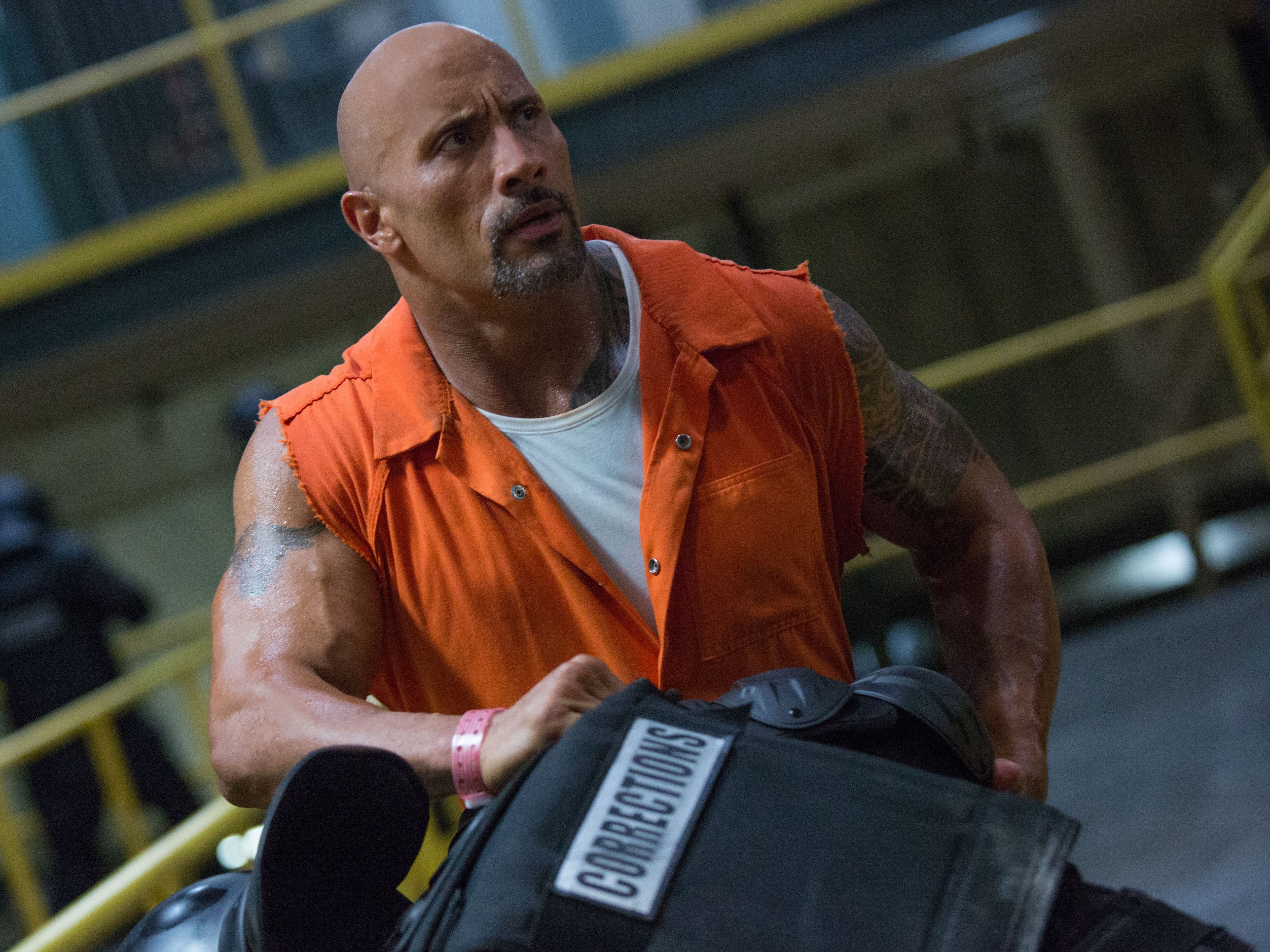 Dwayne Johnson in ‘The Fate of the Furious'