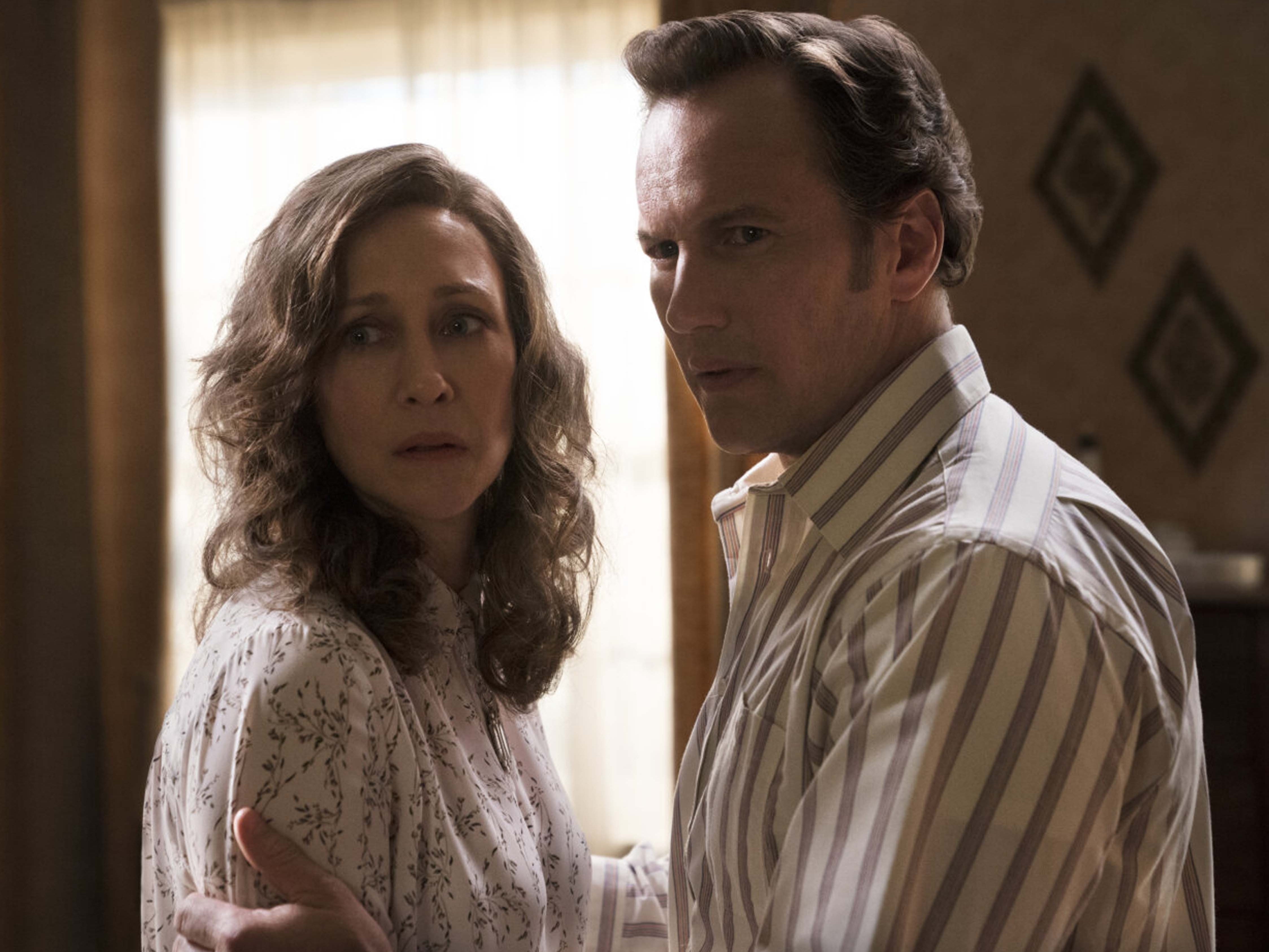 Vera Farmiga and Patrick Wilson in ‘The Conjuring: The Devil Made Me Do It'