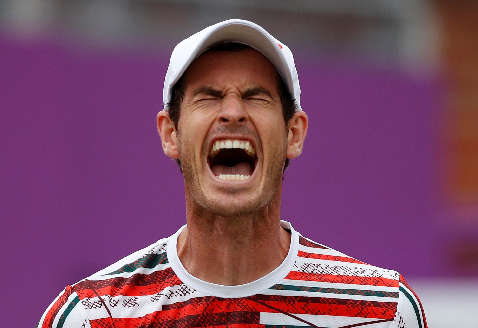 Andy Murray at Queen’s against Matteo Berrettini