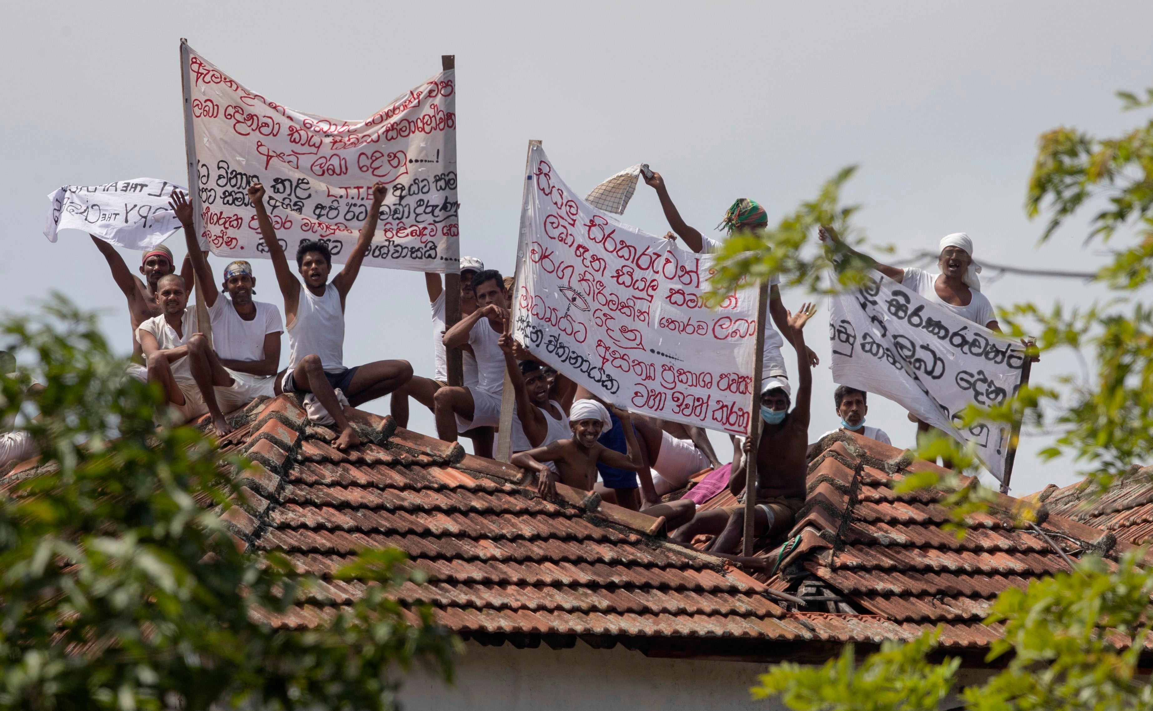 APTOPIX Sri Lanka Prison Unrest