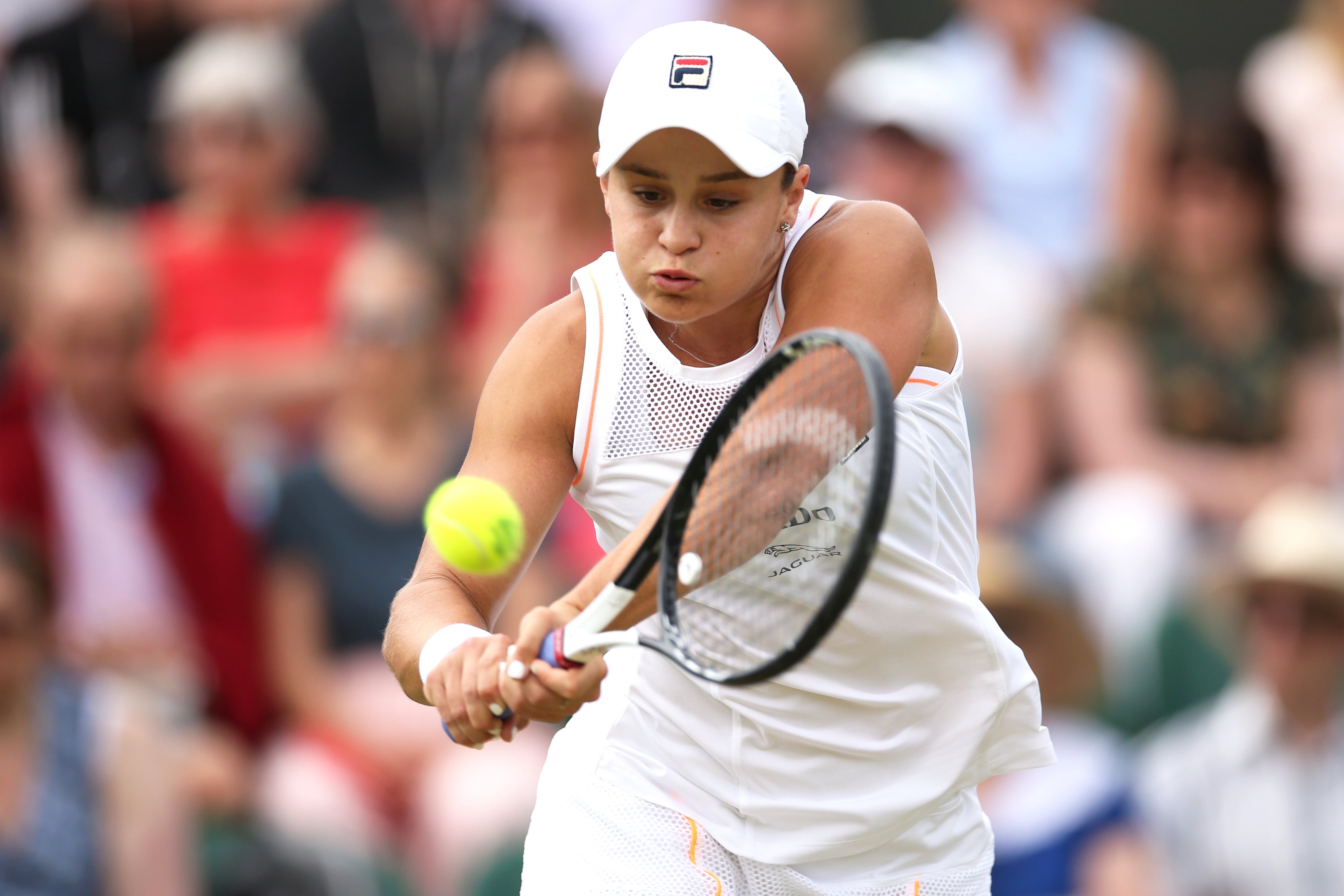 Ashleigh Barty in action