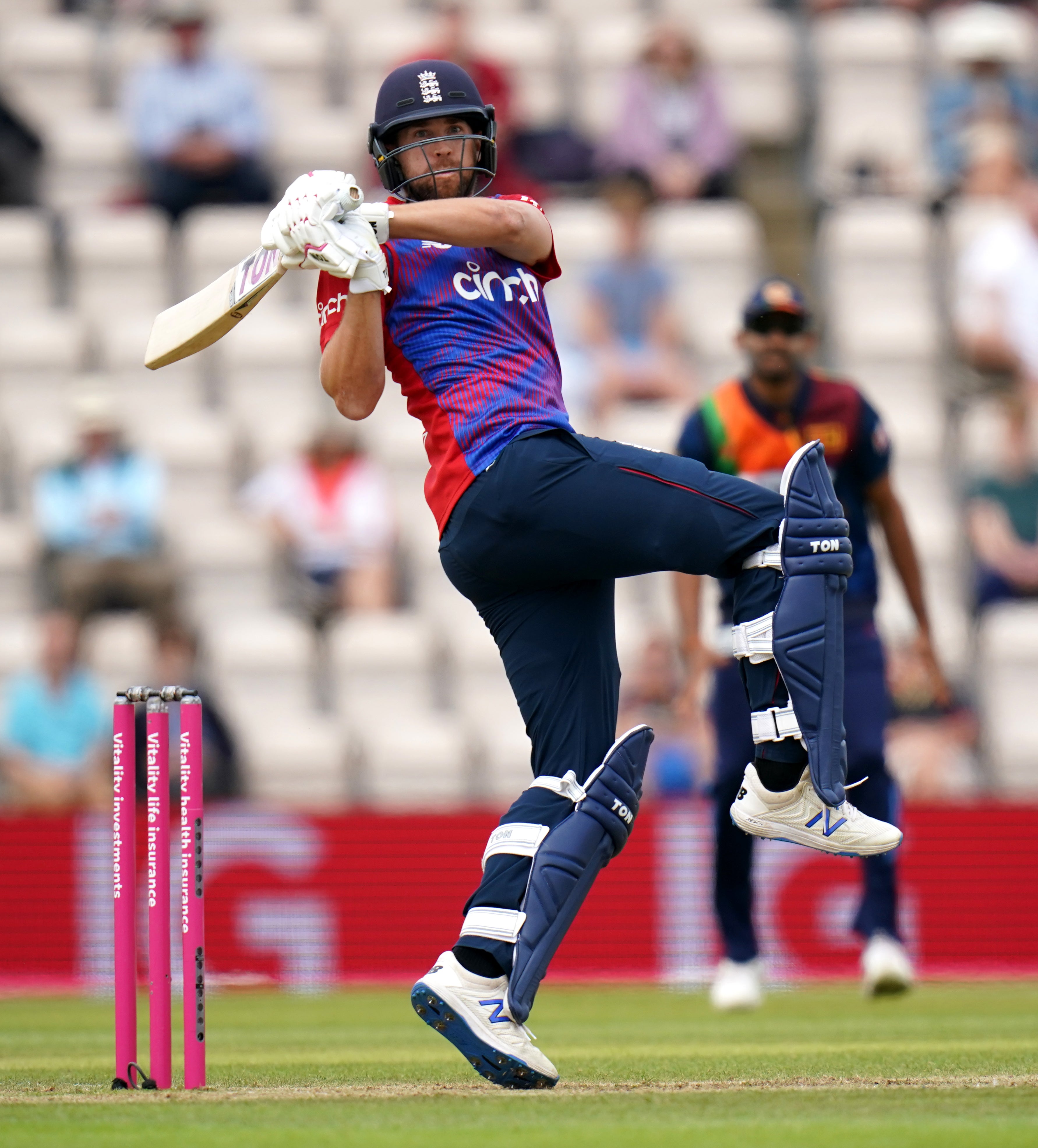 England’s Dawid Malan in action against Sri Lanka