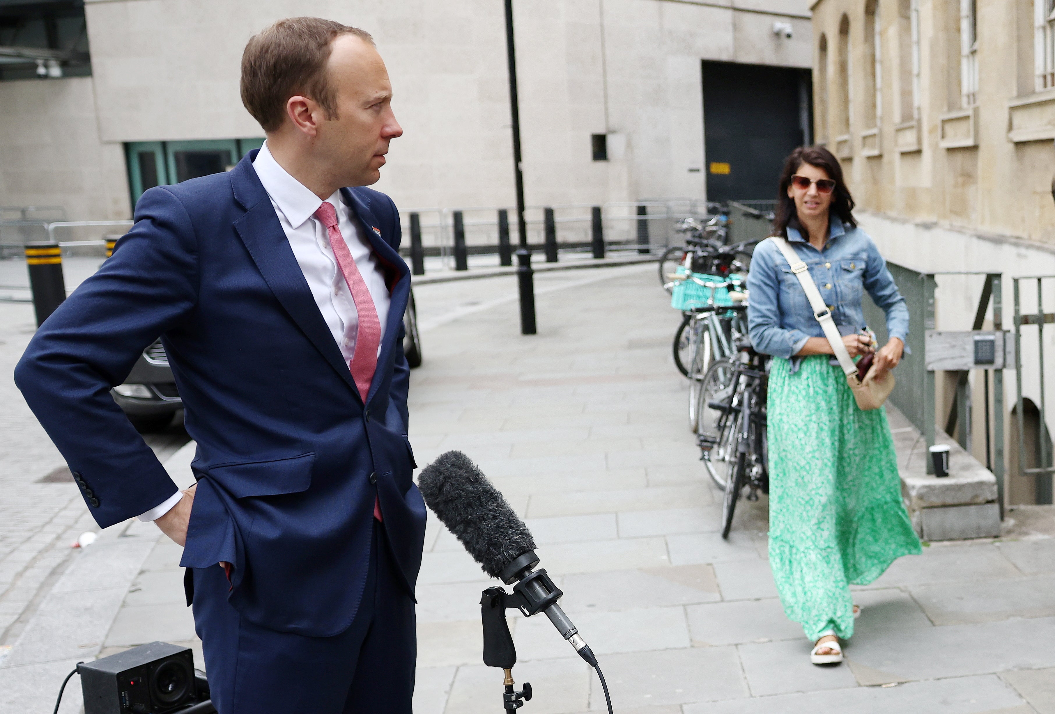 Matt Hancock and Gina Coladangelo pictured on 6 June