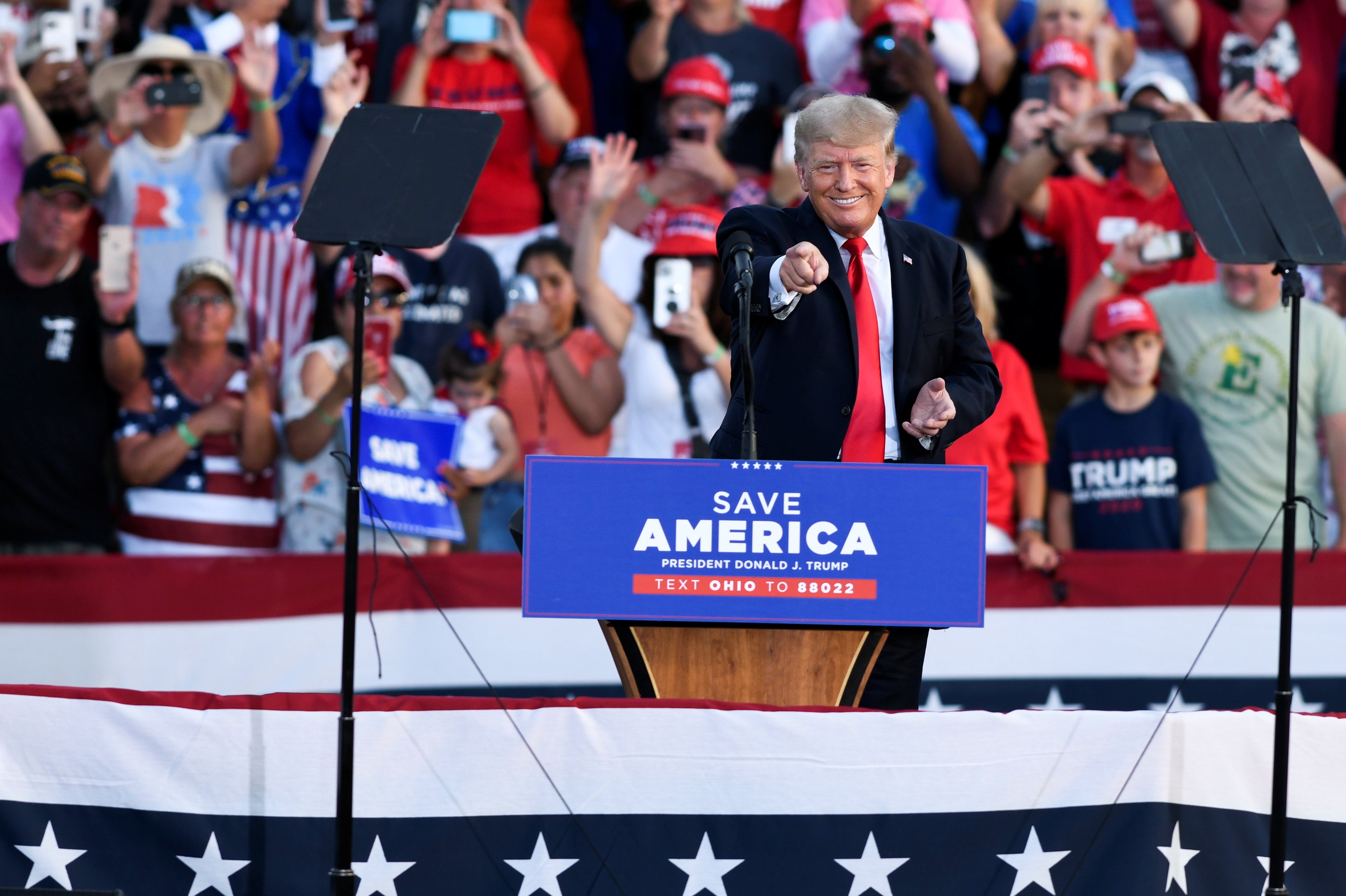 Trump Ohio rally: Ex-president slams ‘woke’ generals and admits people ‘laughed’ at Space Force